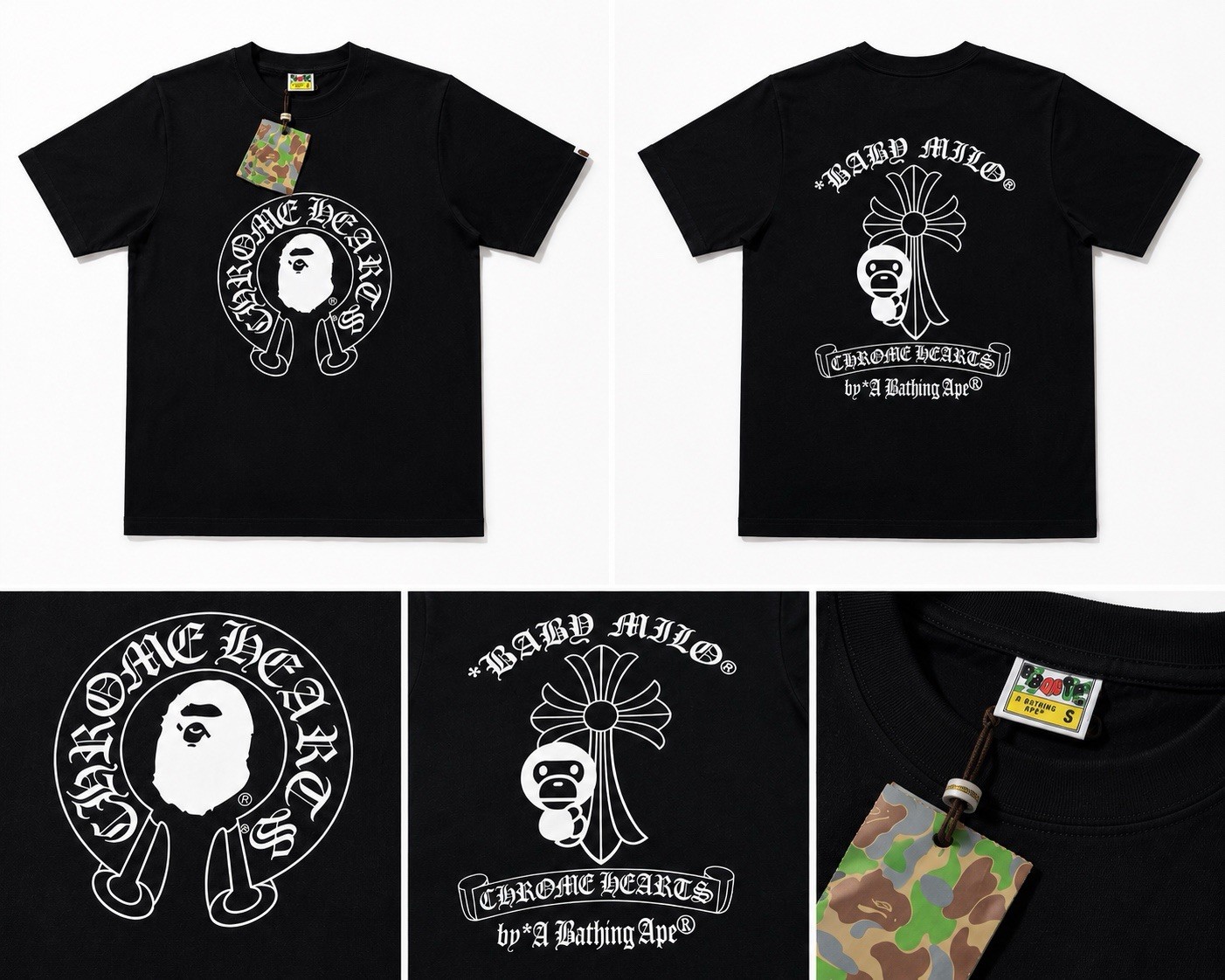 Bathing Ape x Chrome Heart Tee