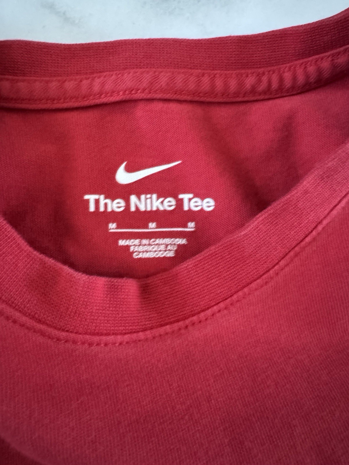 Men’s Nike T Shirt Red Size Medium Cool Graphic Design
