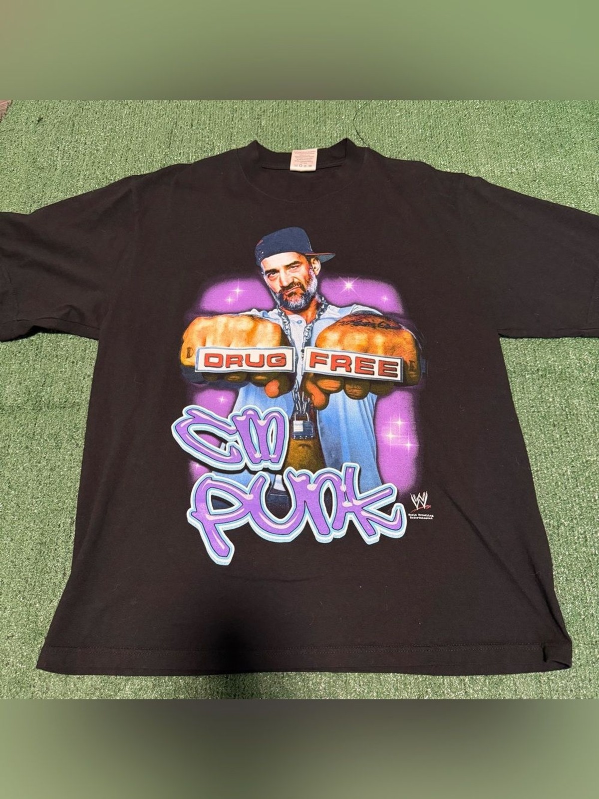 IYKYK CM Punk Cena Punk Life Tee Shirt WWE Wrestling Large