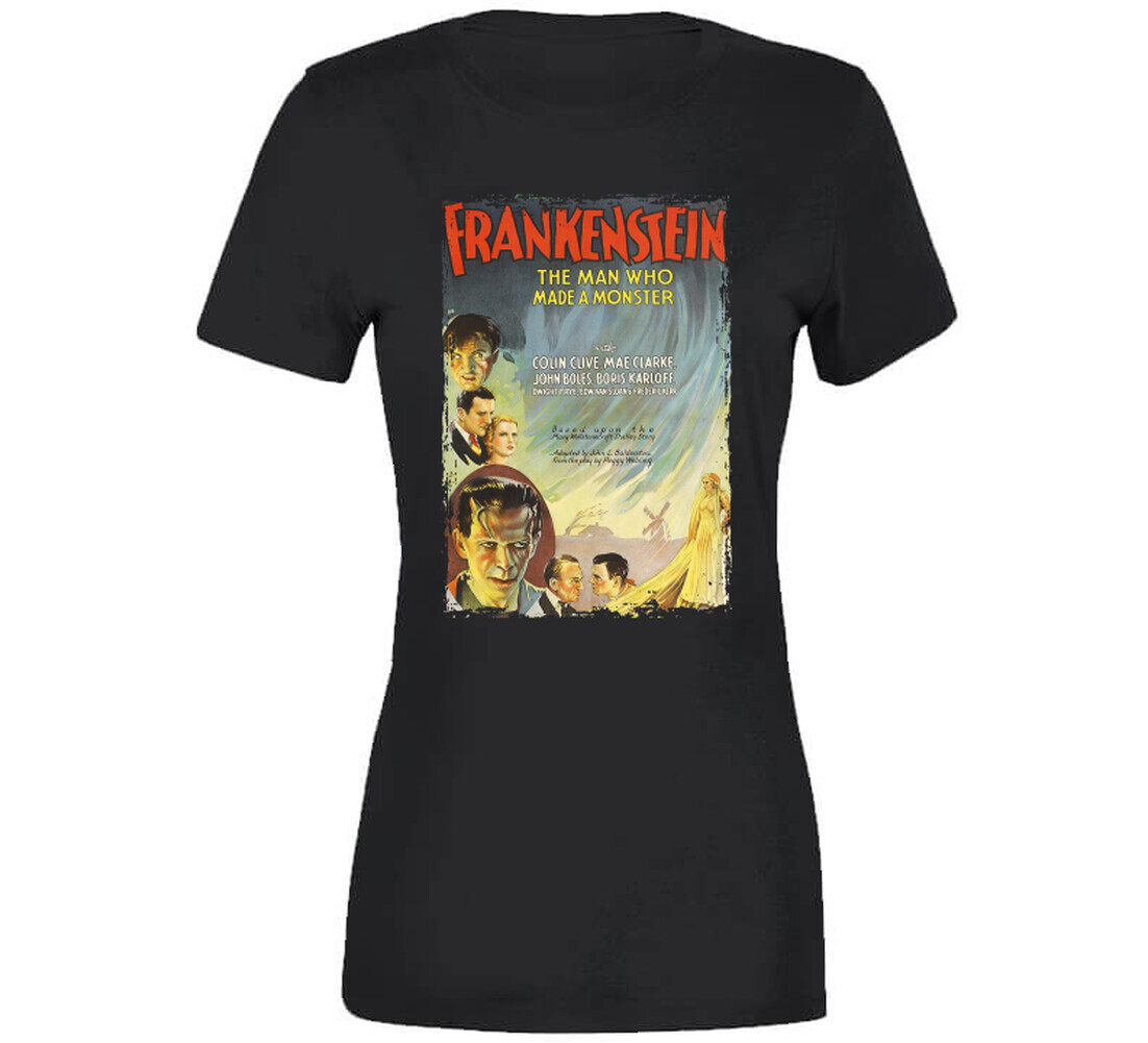 Frankenstein 30s Classic Horror Movie Fan T Shirt