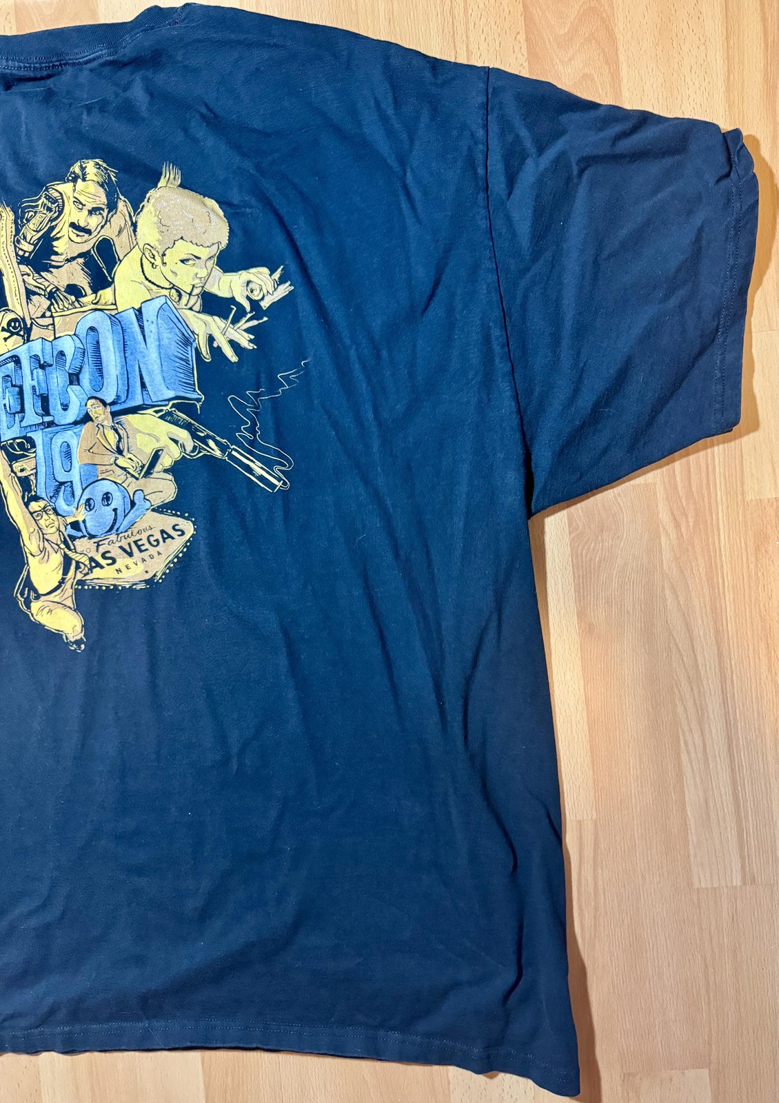 DEFCON 9 Shirt Mens 3XL Black Las Vegas Convention Graphic Tee 2001