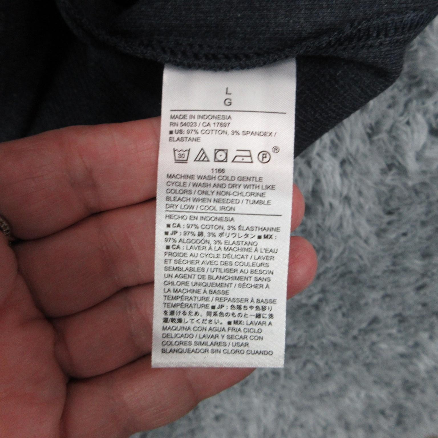 Banana Republic Shirt Mens L Blue Crew Neck Short Sleeve Cotton Spandex NWT