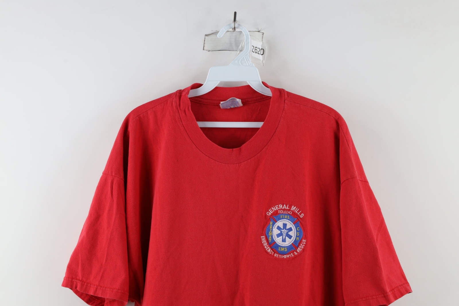 Vtg 90s Mens 2XL Spell Out General Mills Toledo Emergency Response Team T-Shirt