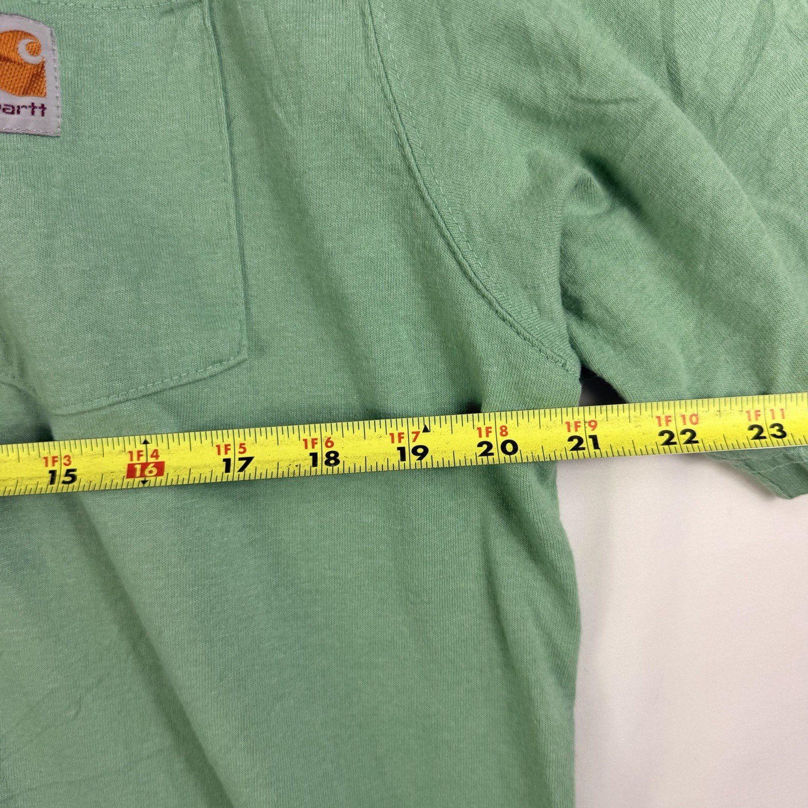 Carhartt T-Shirt Men’s L Loose Fit Green Short Sleeve Pocket Tee Workwear