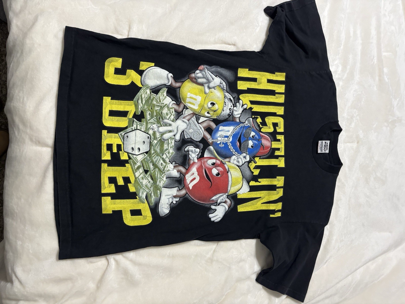 Vintage M&Ms Pro Max Hustlin 3 Deep Tee Sz XL Tall