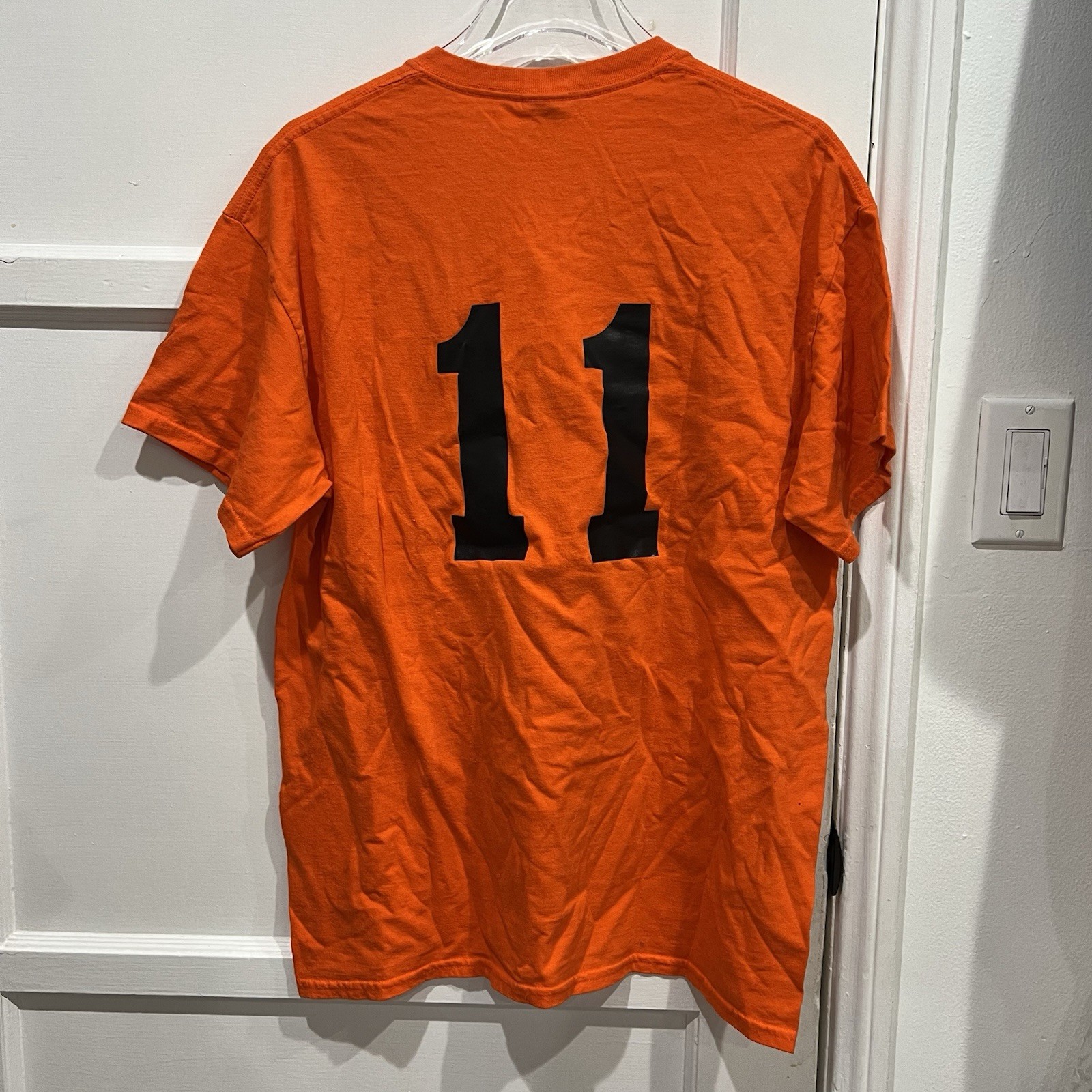 Rawlings Perfect Game USA Baseball T-Shirt Orange Men’s Size Large L Gildan