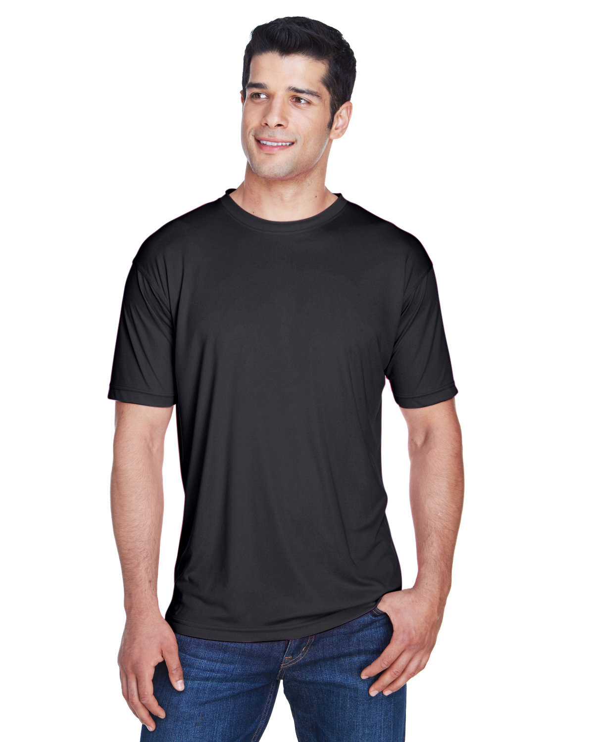 10 Pack Of UltraClub 8420 Mens Cool & Dry Sport Performance Interlock T-Shirt