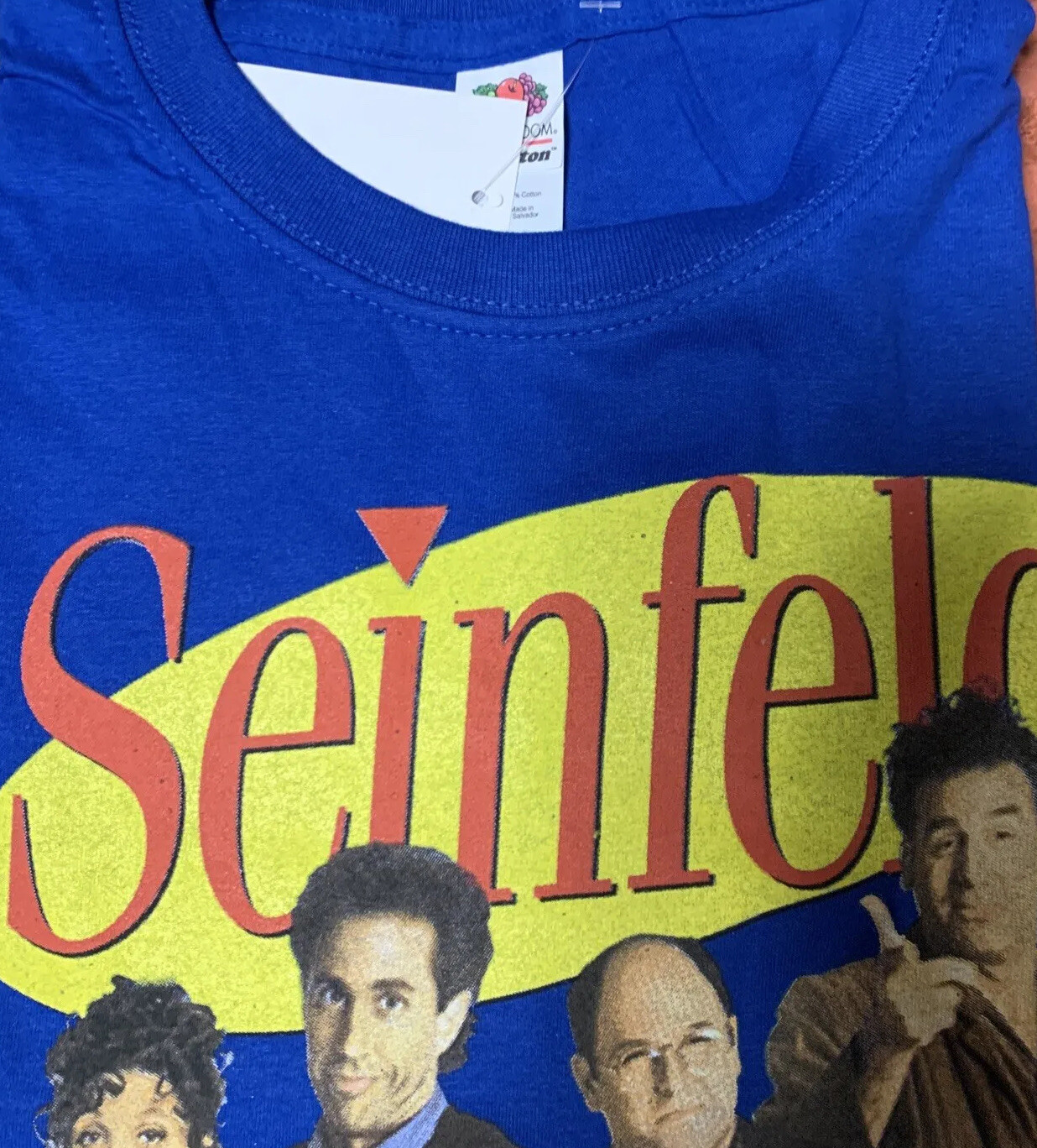 Seinfeld Shirt Jerry TV Series Stand-up Comedy Series New With Tag Blue size L