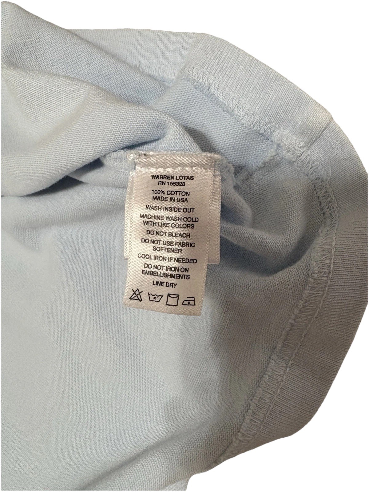 Warren Lotus Men’s Small Short Sleeve T-shirt “Frozen hell” Hand Died