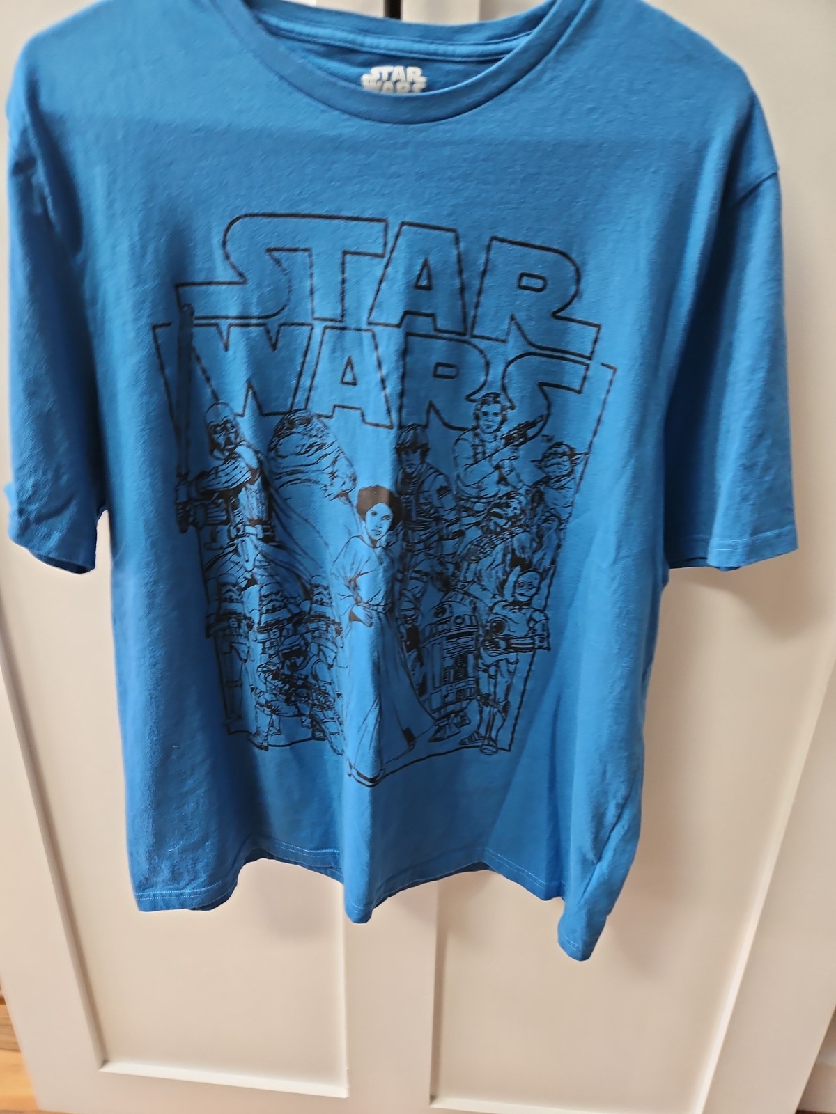 Star Wars Men’s Short Sleeve T-Shirt Crew Neck Adult Size XL sku 174