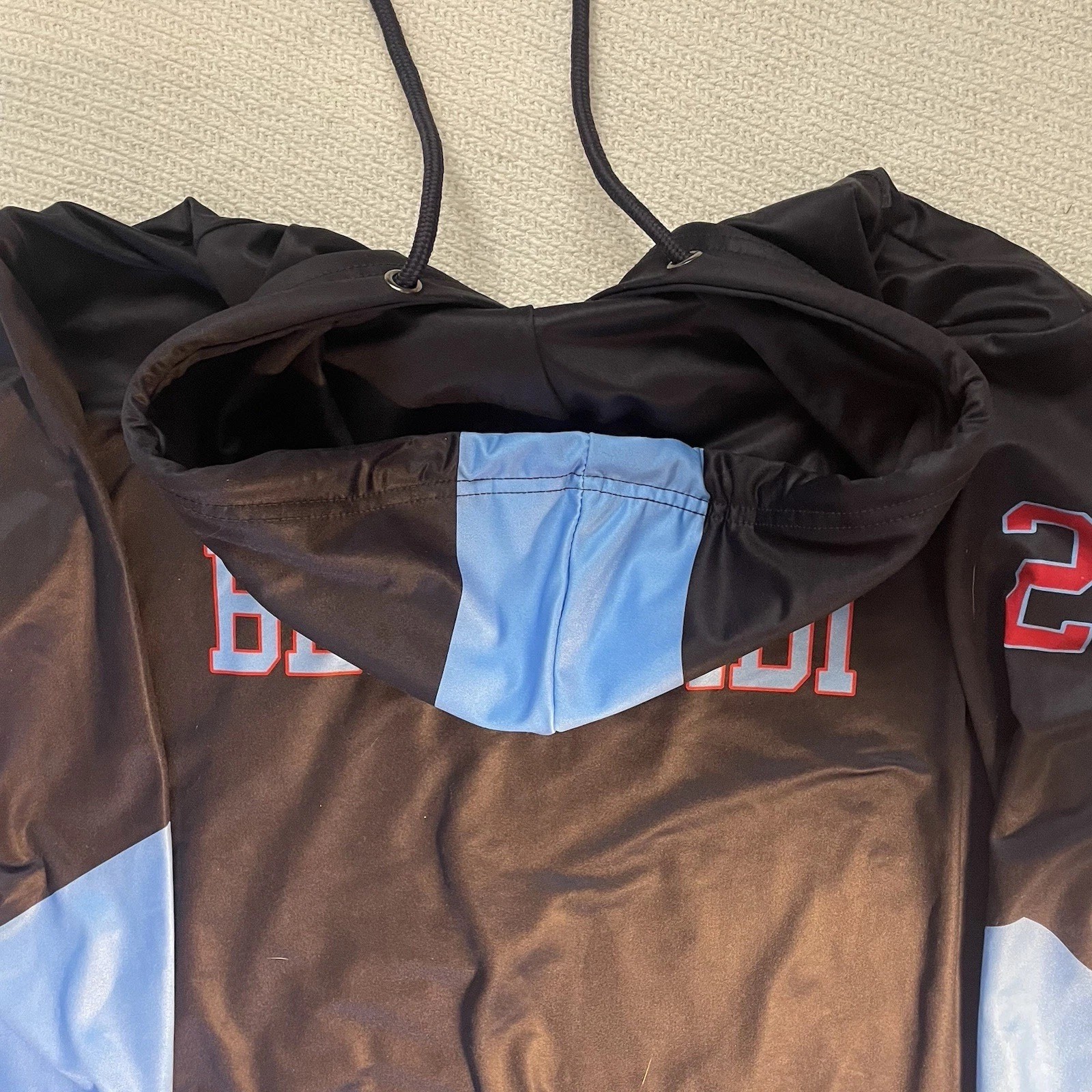 C&C Hoodie Sweatshirt Expos Logo Personalized #21 Bernardi On Back, Size Medium