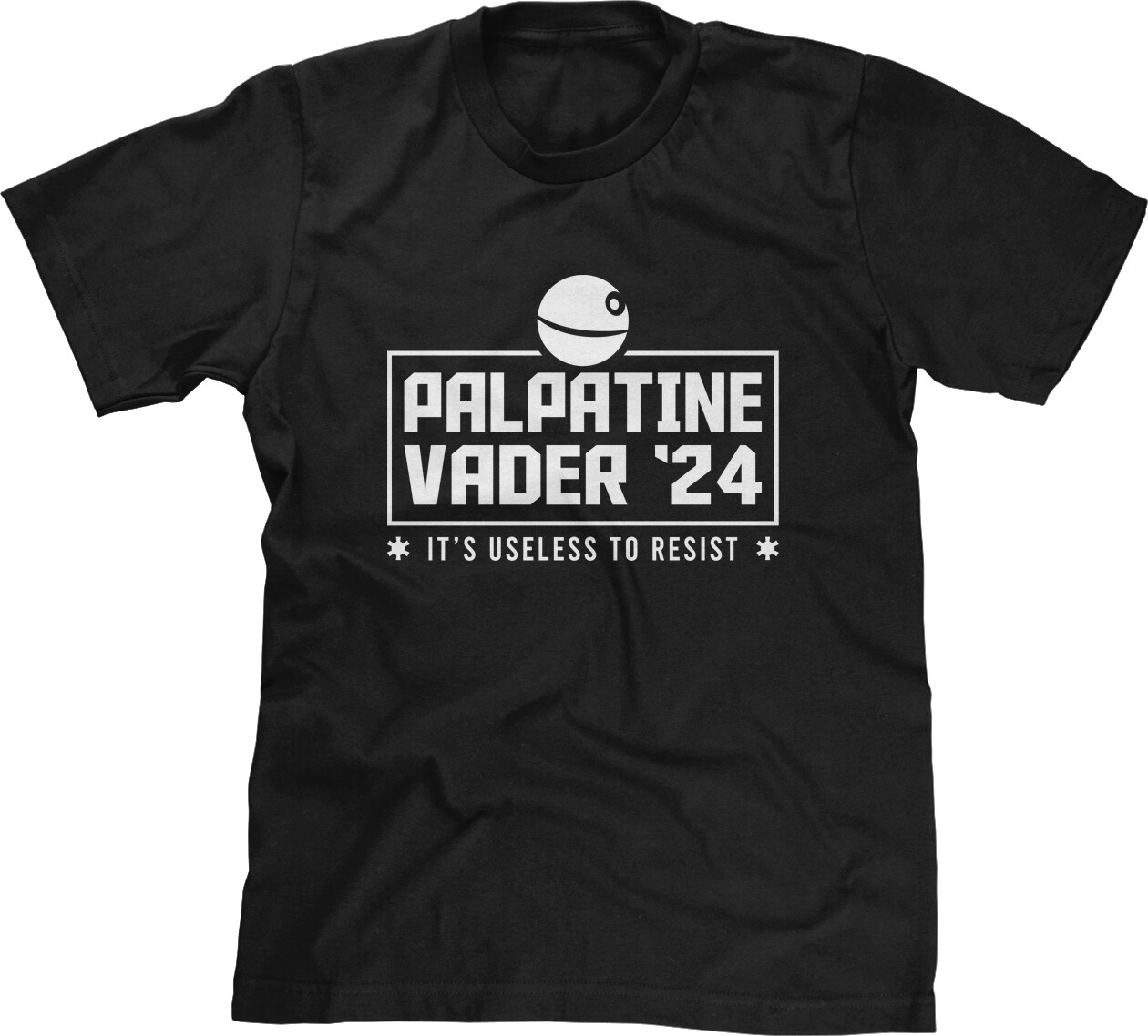 Funny Election Day 2024 SciFi Space War Villians Comic Con Party Voting Mens Tee