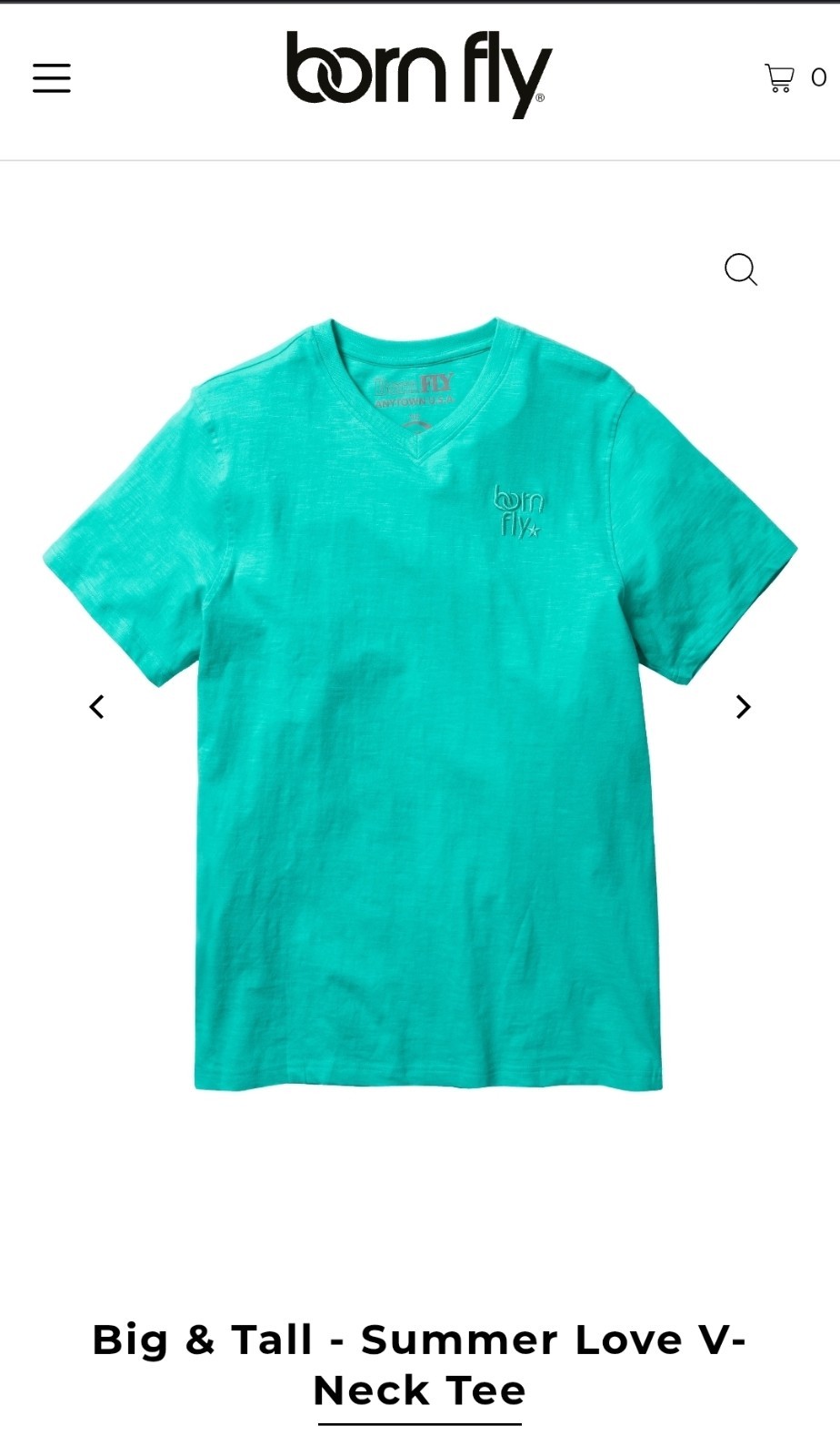 🌟Born Fly☀️ Summer Love V-Neck Embroidered Logo T-Shirt Size 6XL