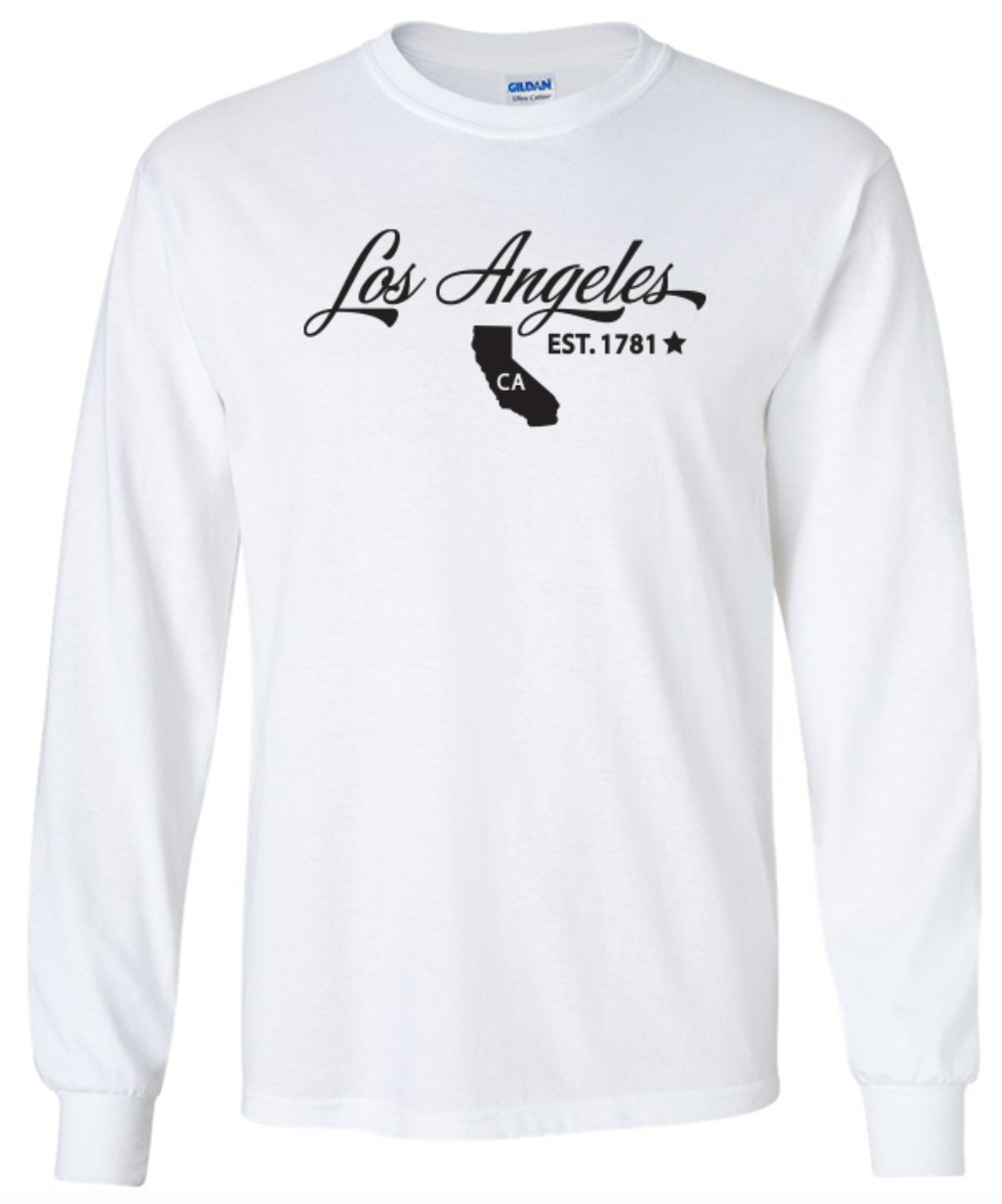 Los Angeles California T-Shirt Long Sleeve Graphic tee