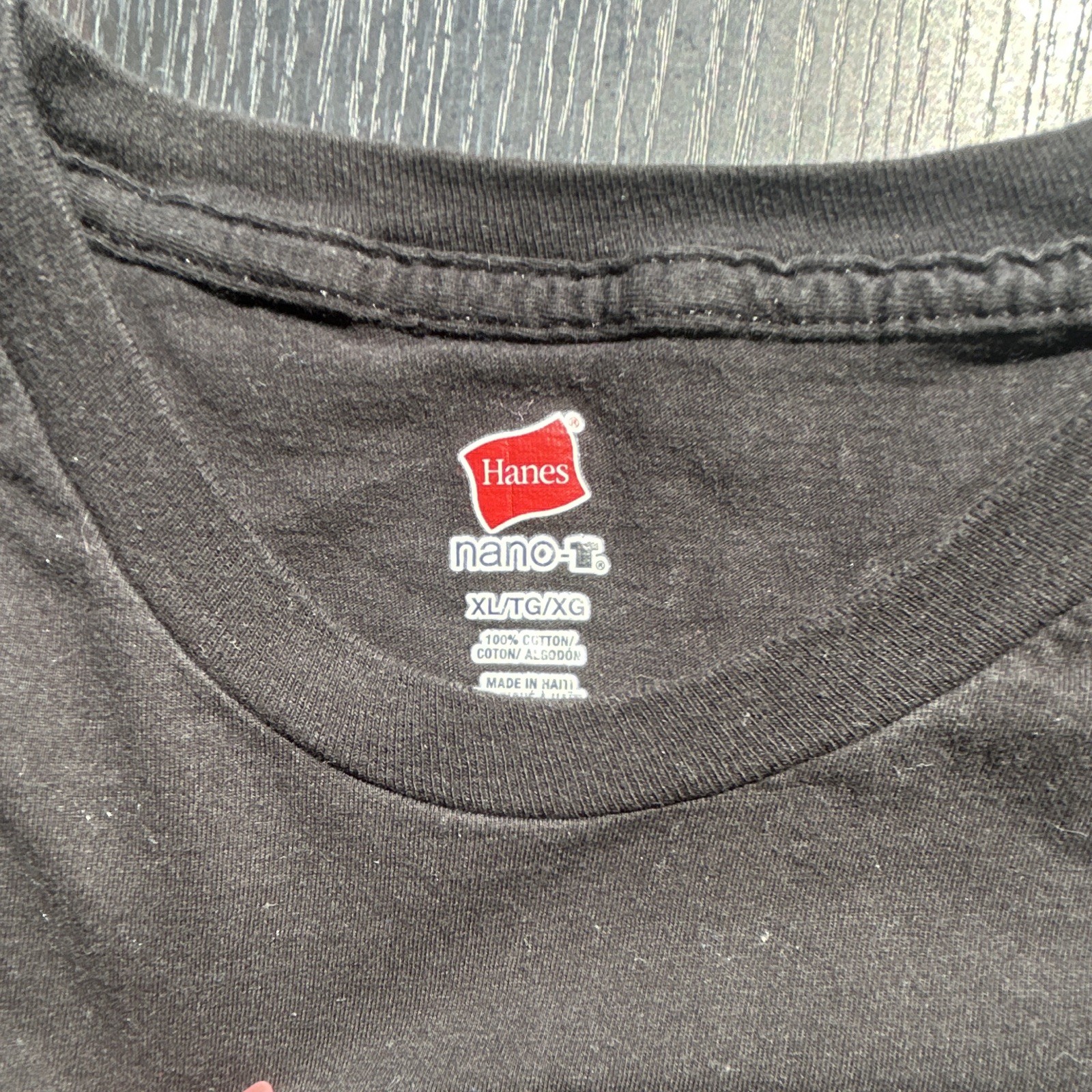 Hanes Nano-T Black Star Wars Chicago Cubs Wrigley Field Graphic Tee Size XL