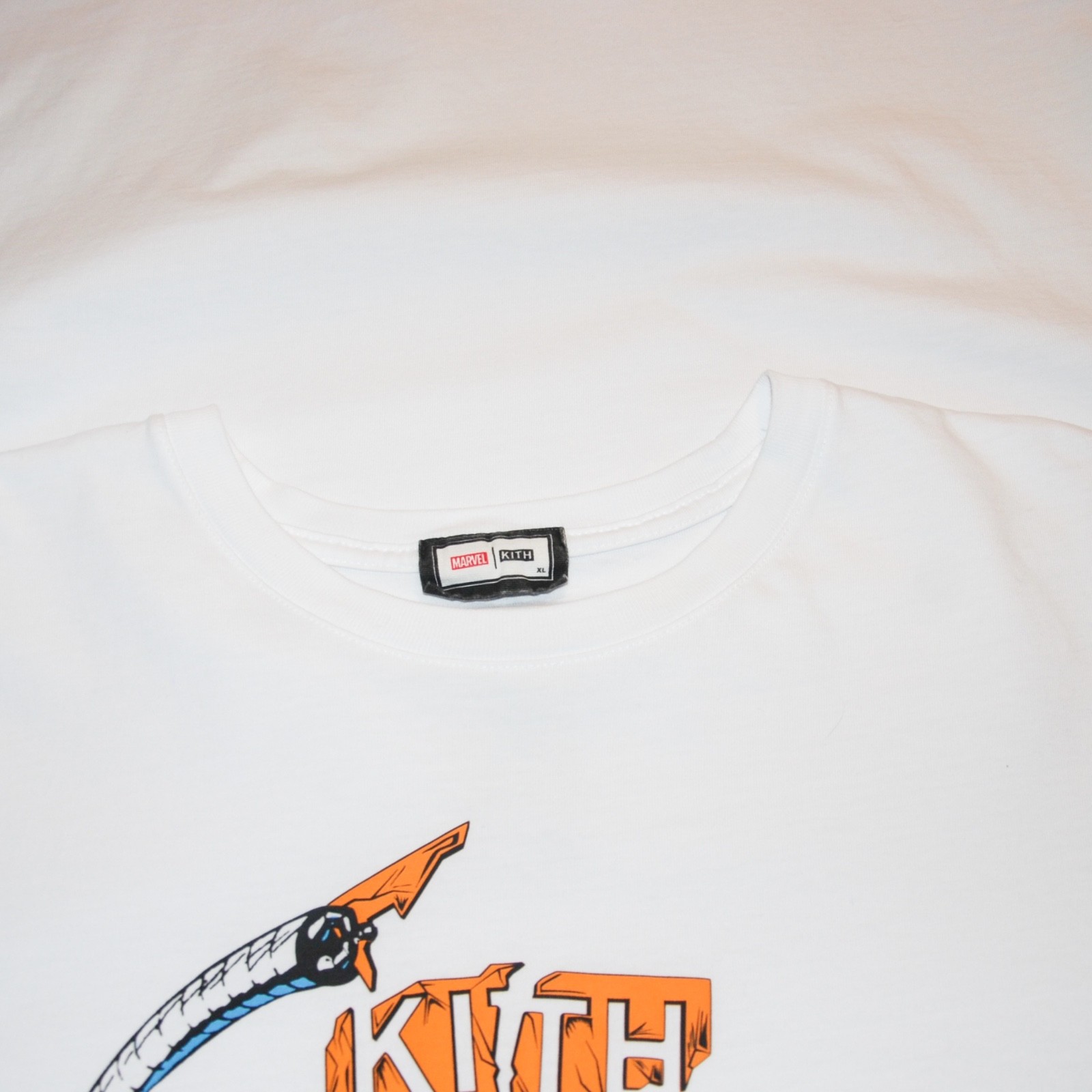 KITH x Marvel sz XL Otto “Doc Ock” White T-Shirt Doctor Octopus READ