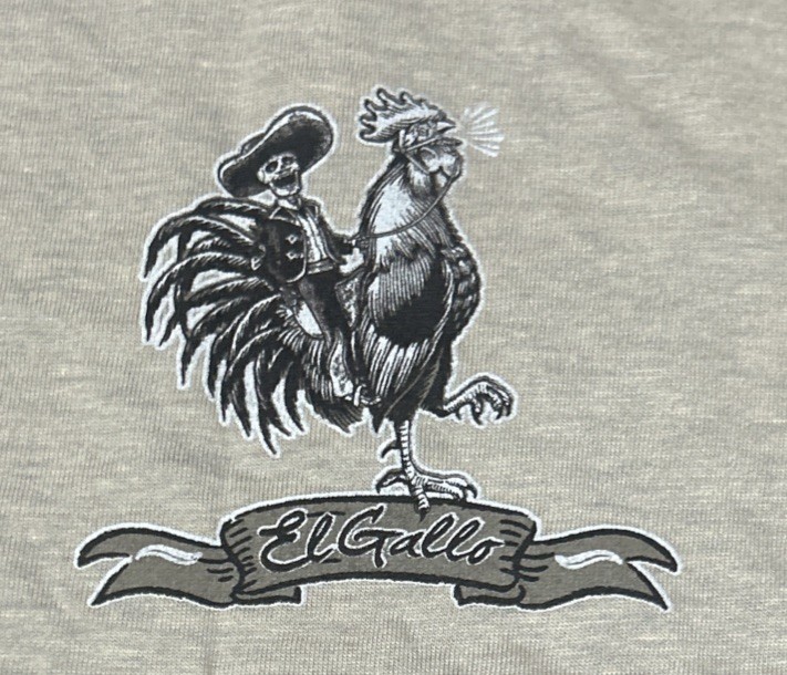 NWT El Gallo Men’s Brad Paisley Moon Shine Spirit T-shirt TAN XL