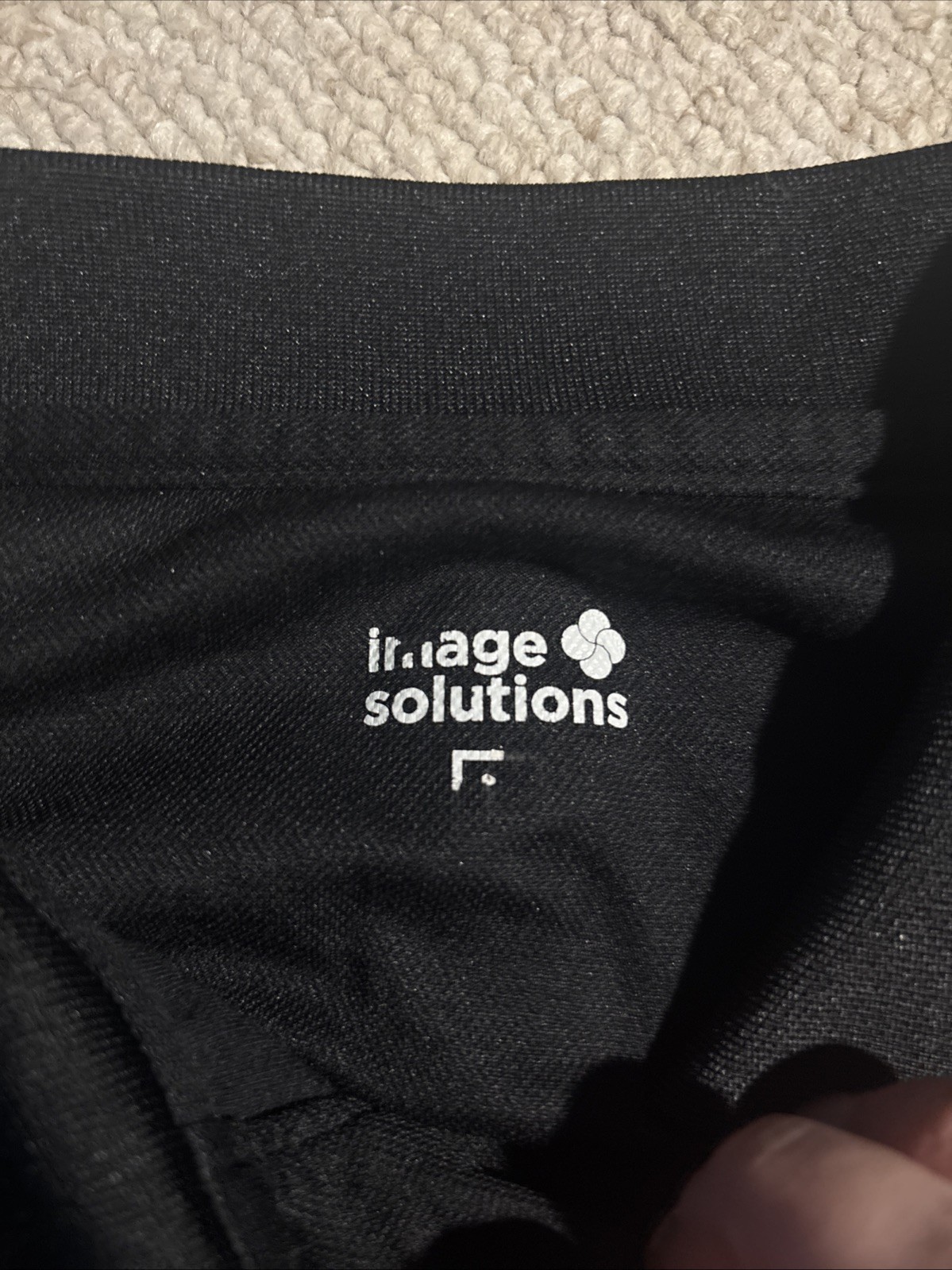 Stop & Shop Long Sleeve Black Employee Shirt Size Large L