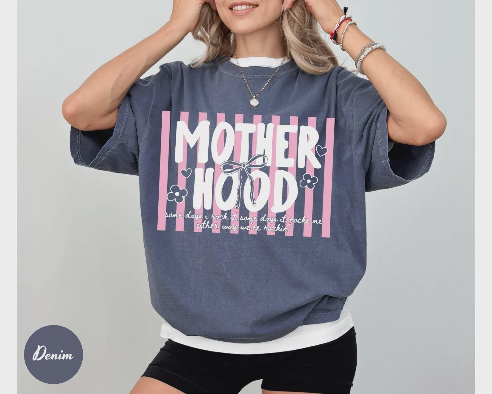 Retro Motherhood Shirt, Mama Mom Life Graphic Tee, Mothers Day Gift