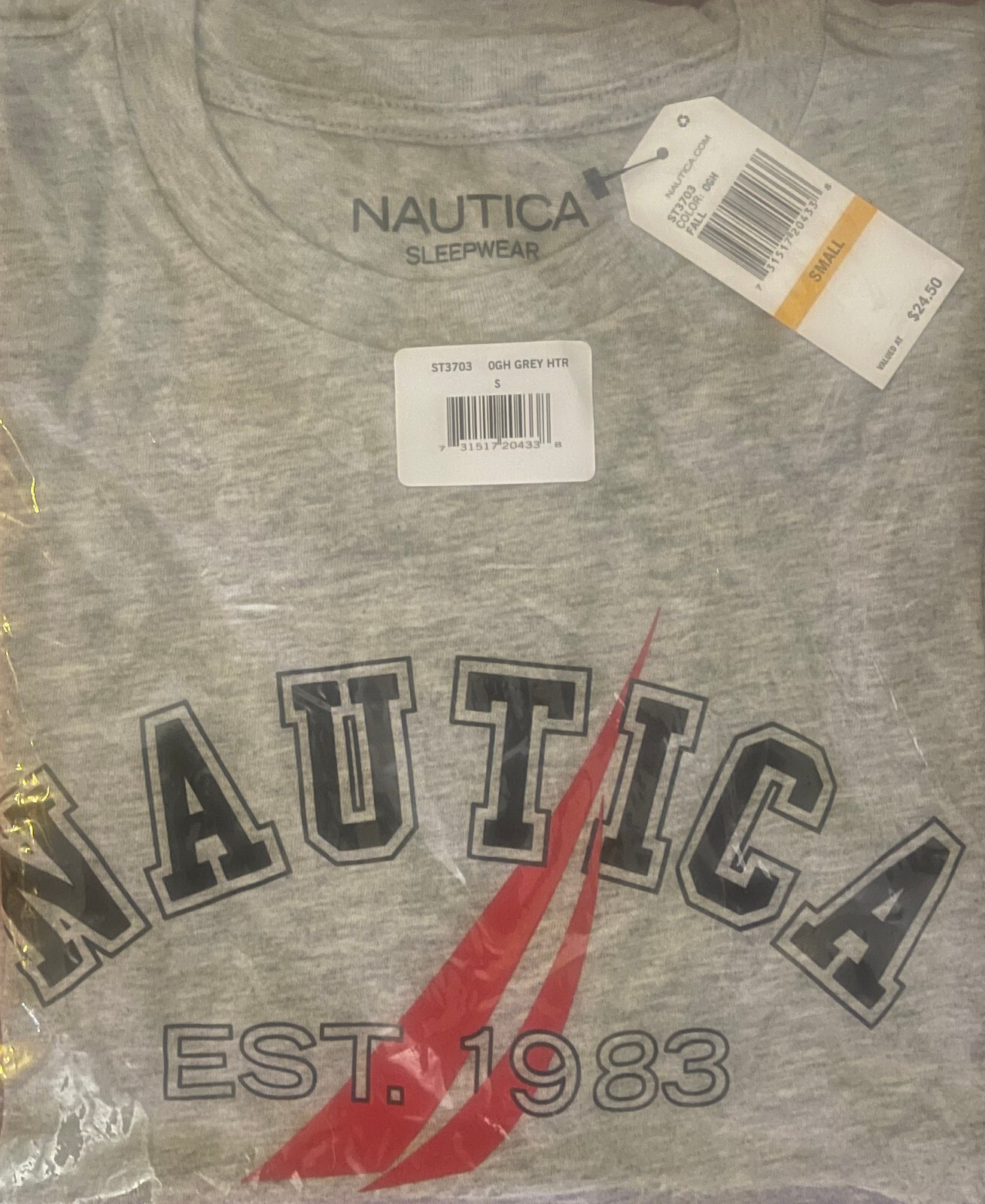 Nautica Men’s Short Sleeve Graphic Tee Sleep T-Shirts Choice S M L XL XXL – NEW