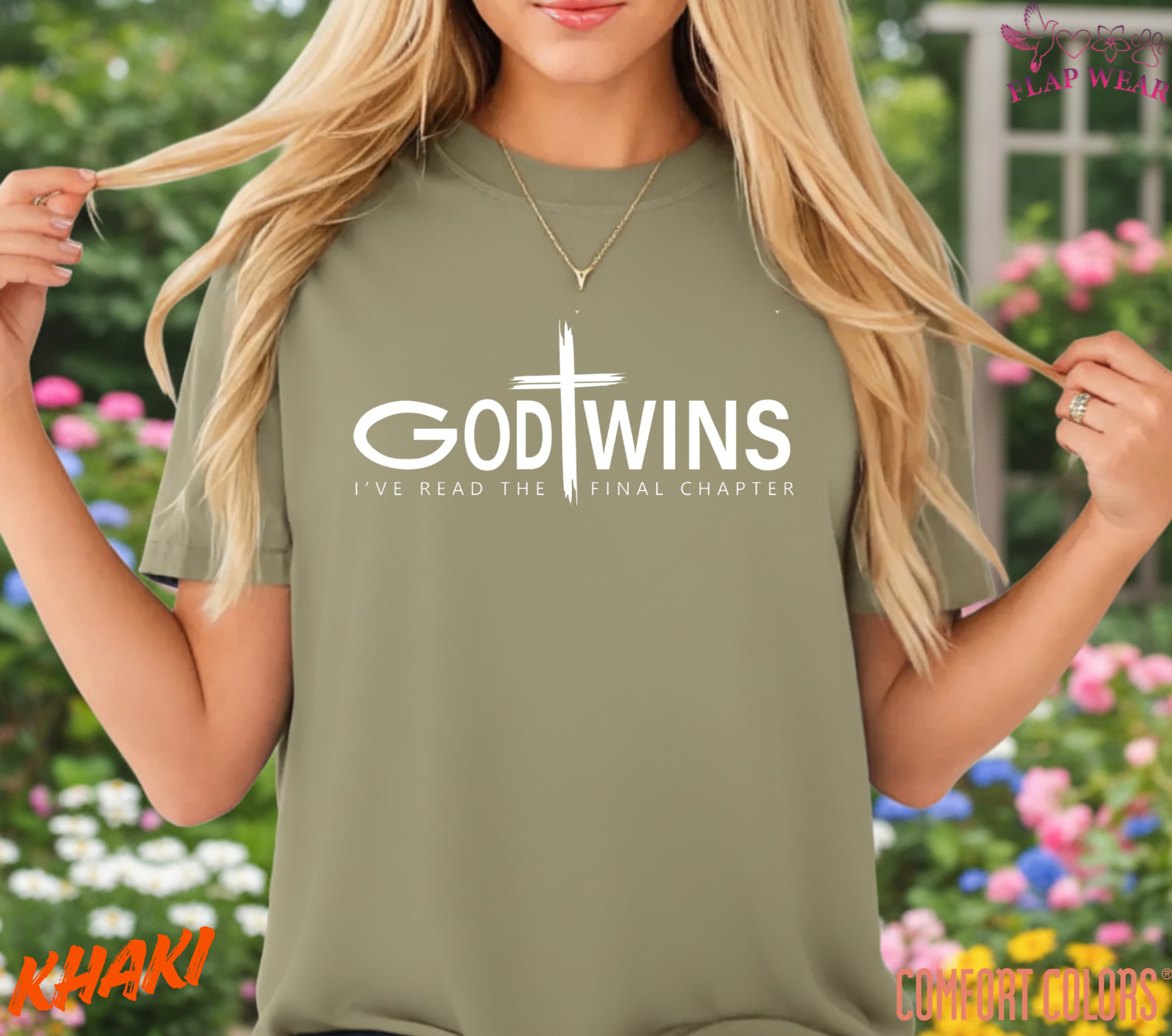 Unisex God Wins T-Shirt, Men T shirt,Women T shirt Gift Christian Cross Bible G