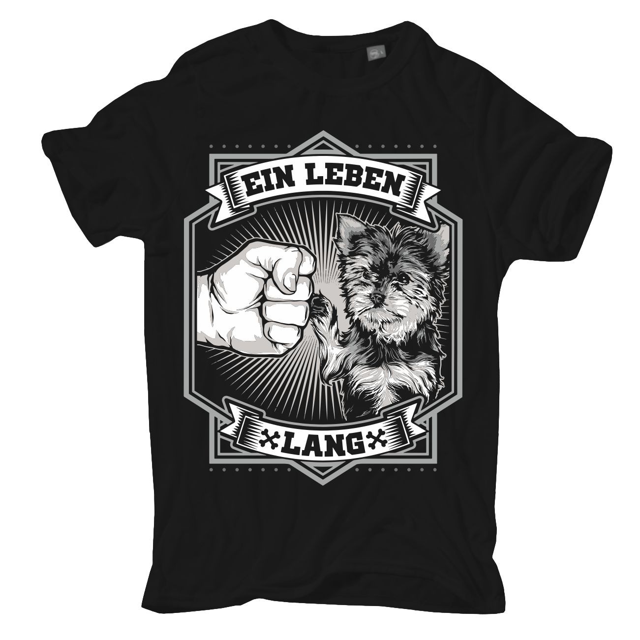 Yorkshire Terrier Black T Shirt Size S M L XL XXL 3XL 4XL 5XL 6XL 7XL 8XL