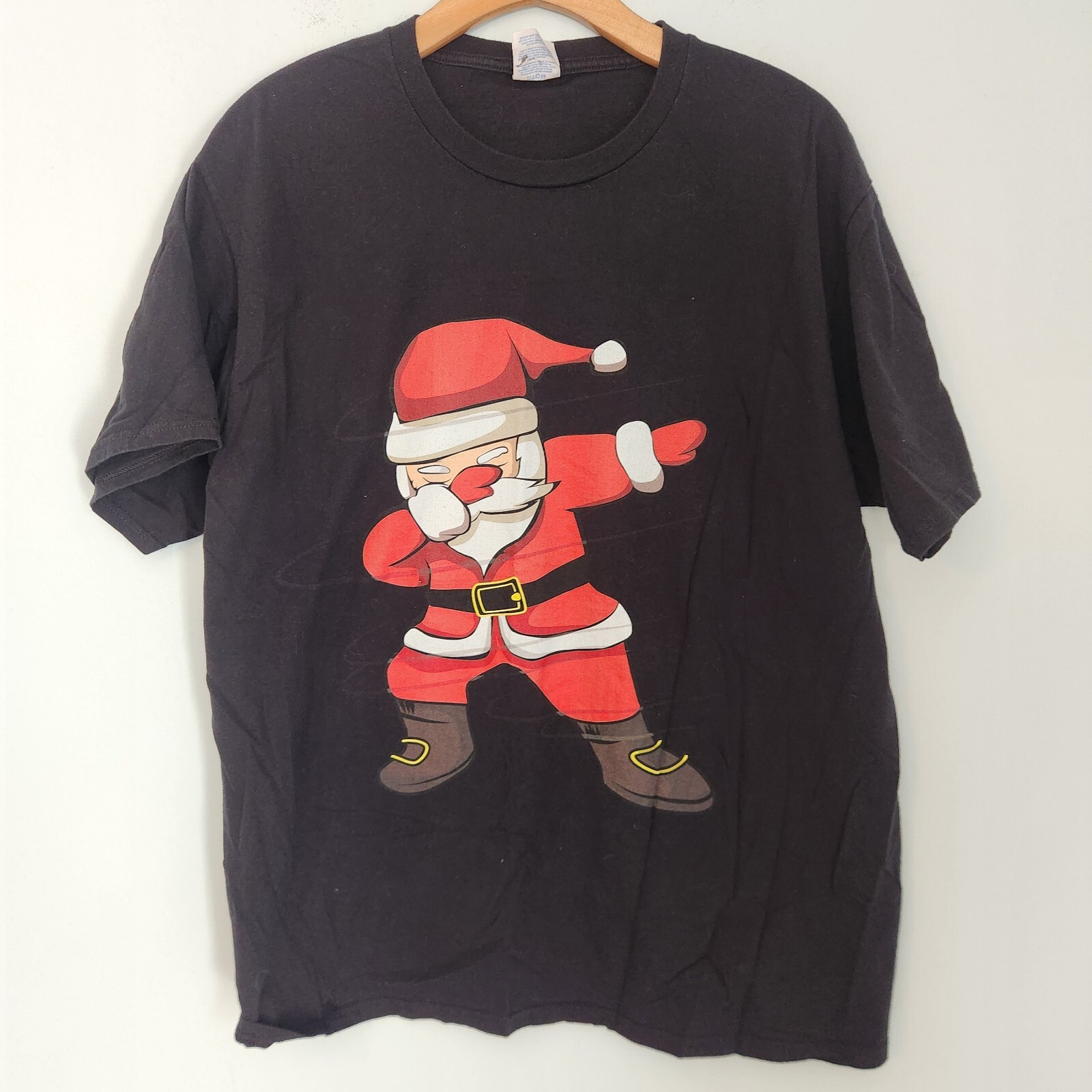 Dabbing Santa Claus Christmas T-Shirt Unisex Funny Xmas Dab Dance T-Shirt Large