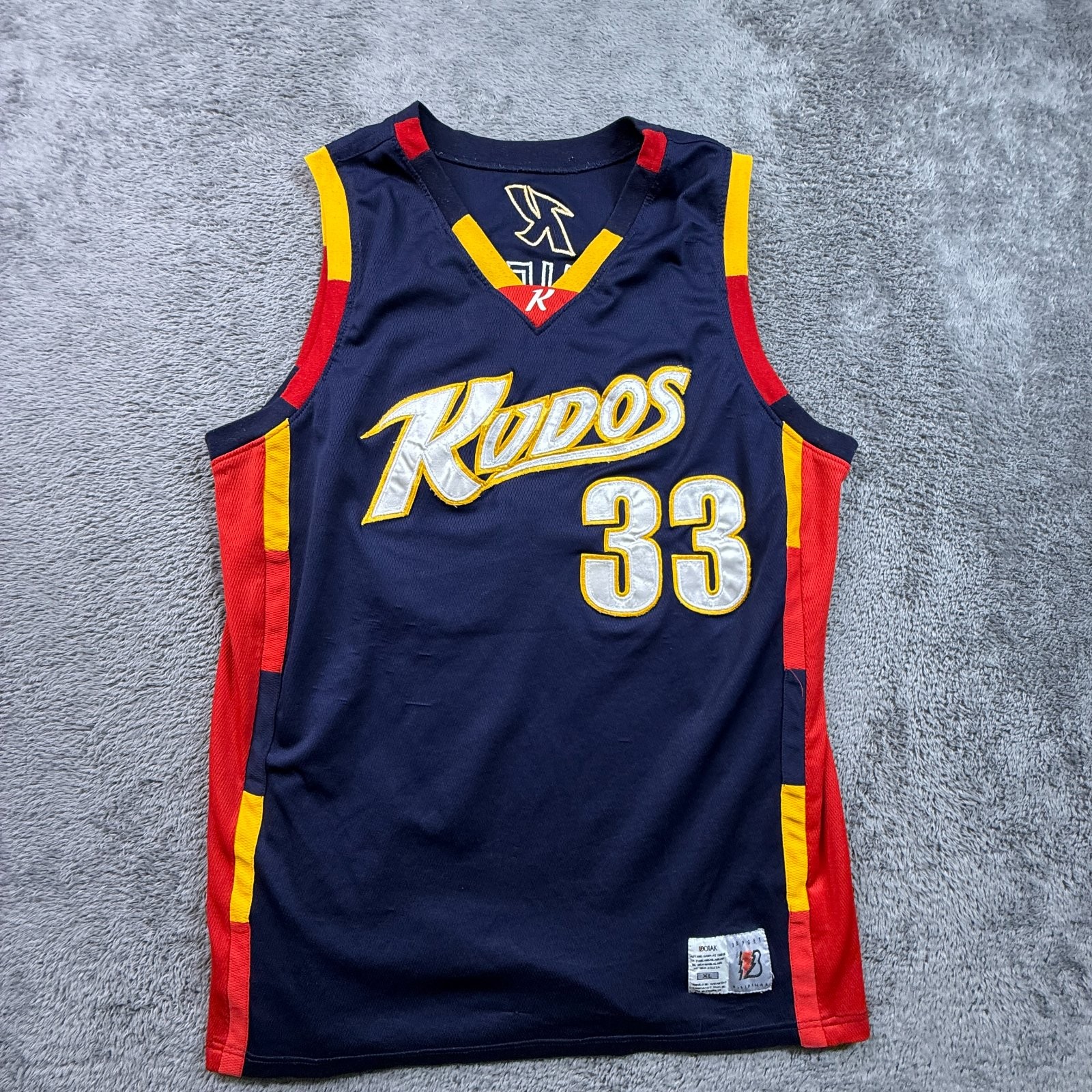 Botak Isport Jersey Philippines Basketbal Kudos #33 Mens XL Filipino Ball
