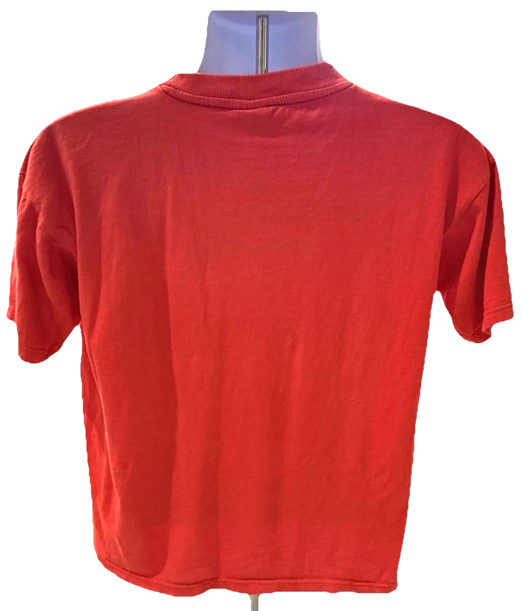 Vintage Taj Mahal India T Shirt Made In India Tourist Graphic Red Tee Fits M