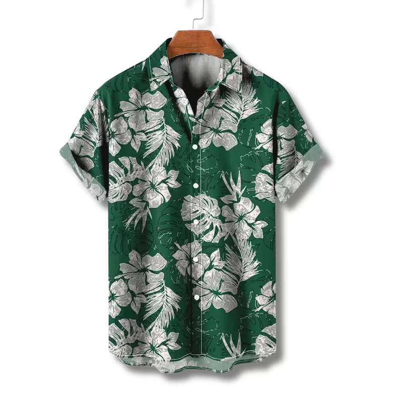 Hawaiian Shirt Tropical Aloha Beach Summer Vacation Mens