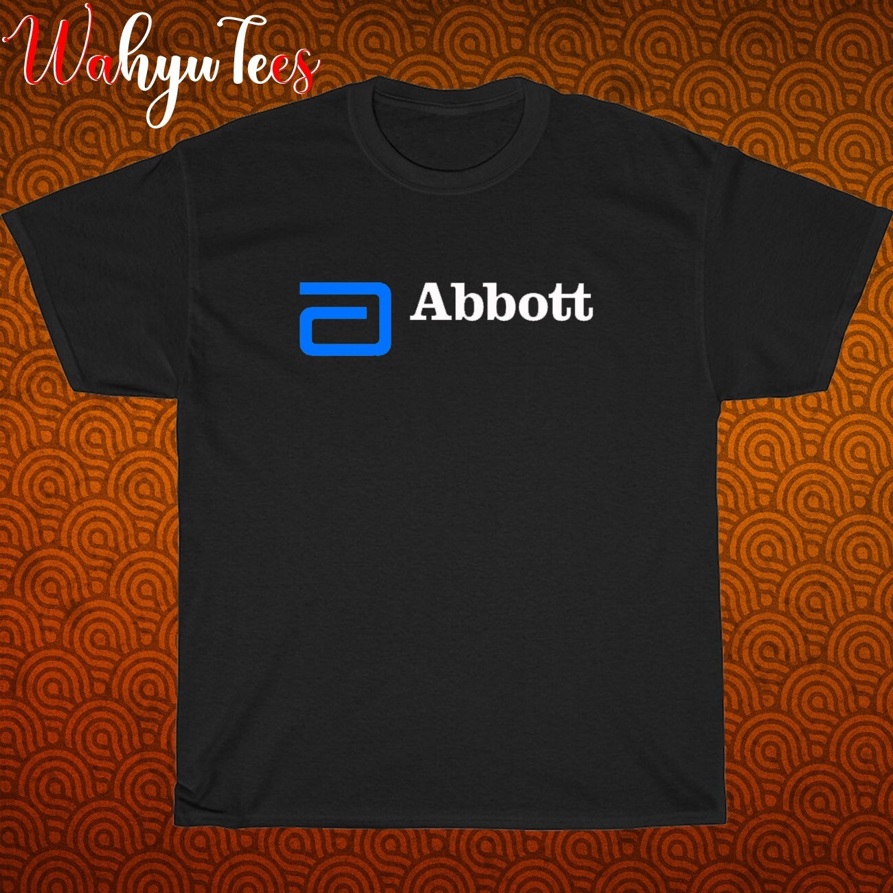 Abbott Labs Pharmaceutical Logo Black/Grey/Navy/White Size S-5XL Unisex T-Shirt