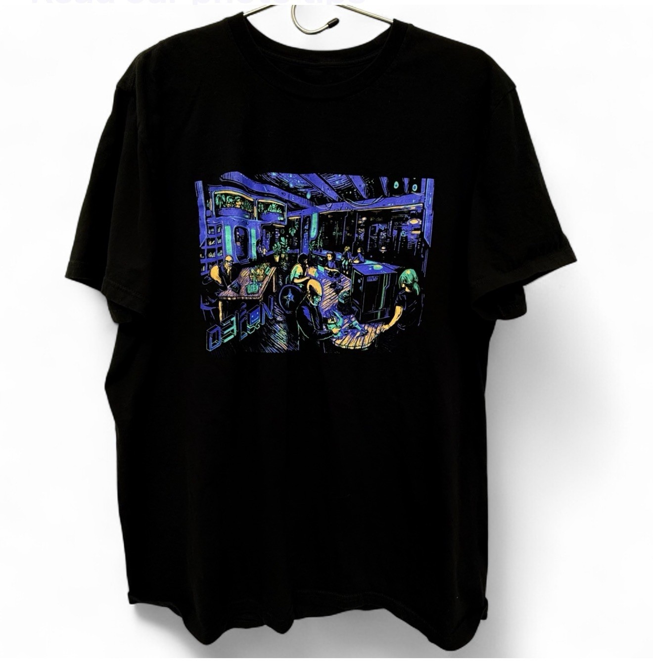 DEF CON 31 DARK TANGENT’S SPEAKEASY T-SHIRT, CHEST 46″, LENGTH 29″