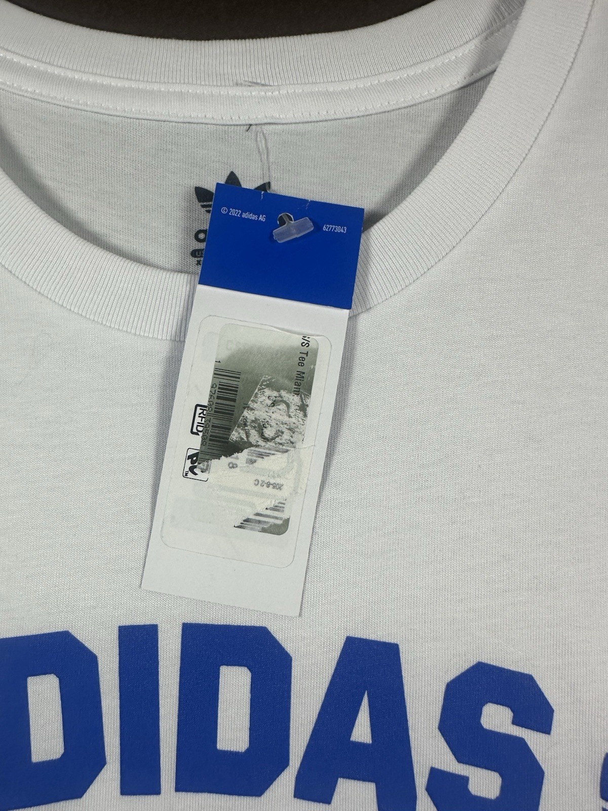 Adidas Athletics Mens XL Graphic T-Shirt White Miami 94 Soccer Dept Cotton Tee