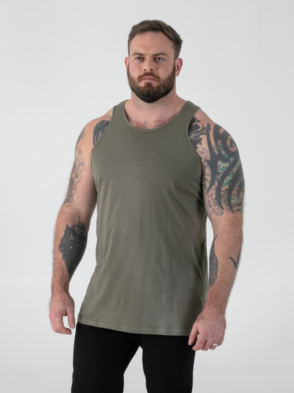 D555 Duke Mens Muscle Vest T-Shirt Cotton Sleeveless Gym Tank Top S M L XL XXL