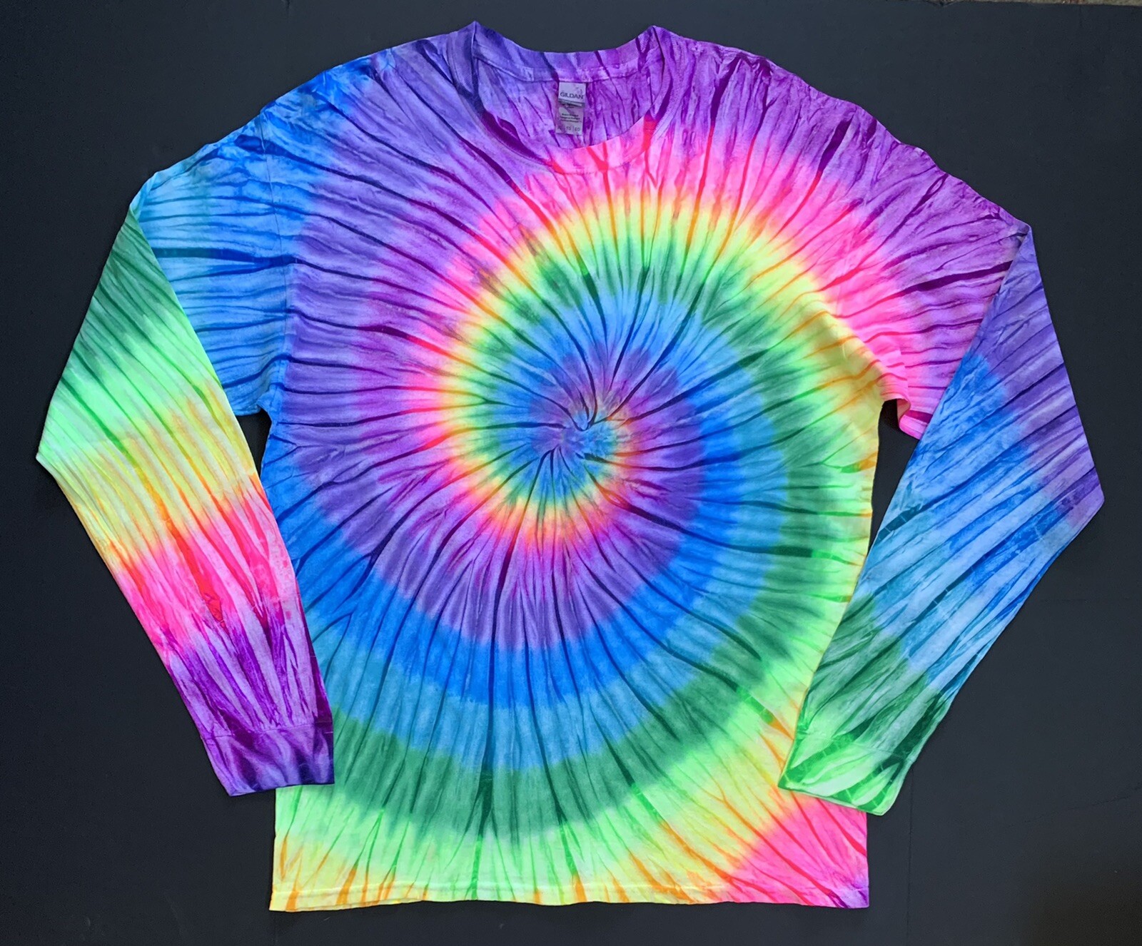 *New* 2XL – Sm Handmade Tie Dye, Classic Rainbow, Crew or V-Neck