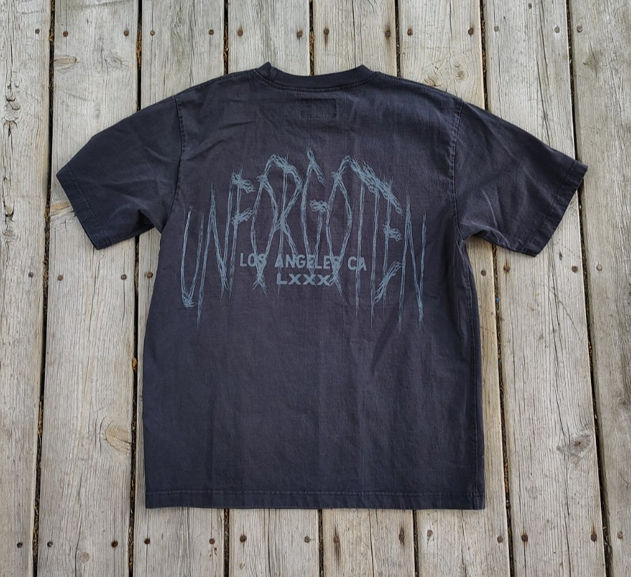 Pacsun Los Angeles Unforgotten Skeleton Oversized T-Shirt Size Small