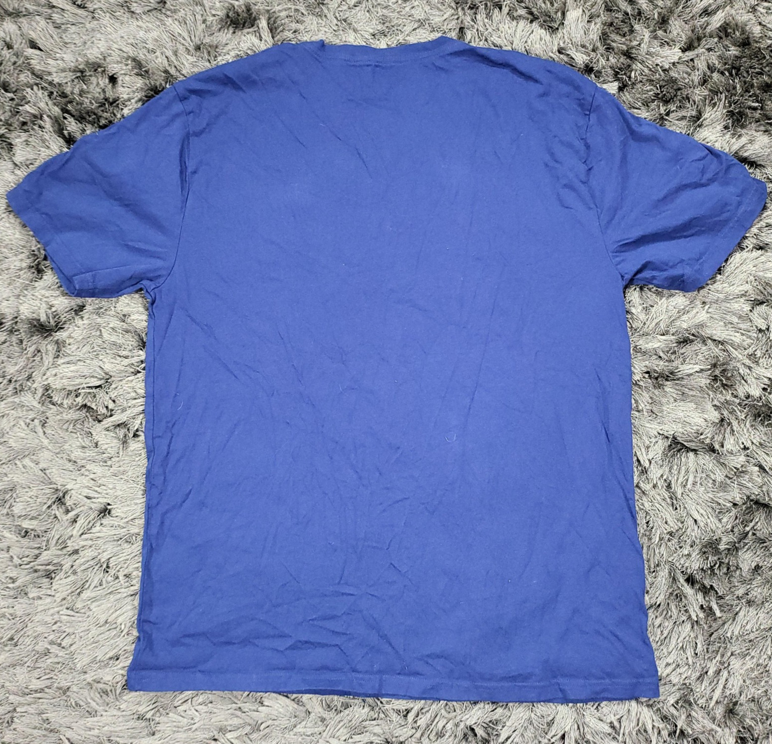 Hurley Shirt Mens Large Blue Tropical Logo Graphic Tee Tagless Crewneck Surf