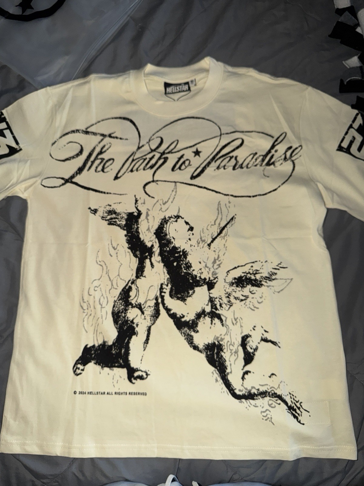 Hellstar Beige “The Path to Paradise” T-Shirt size S