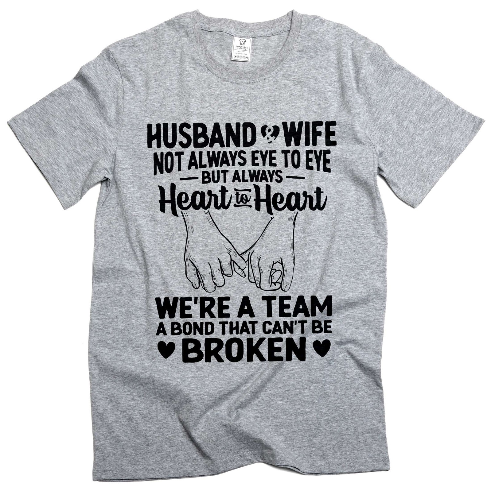 Men’s Husband and Wife T-shirt couple Valentine’s day anniversary family gifts