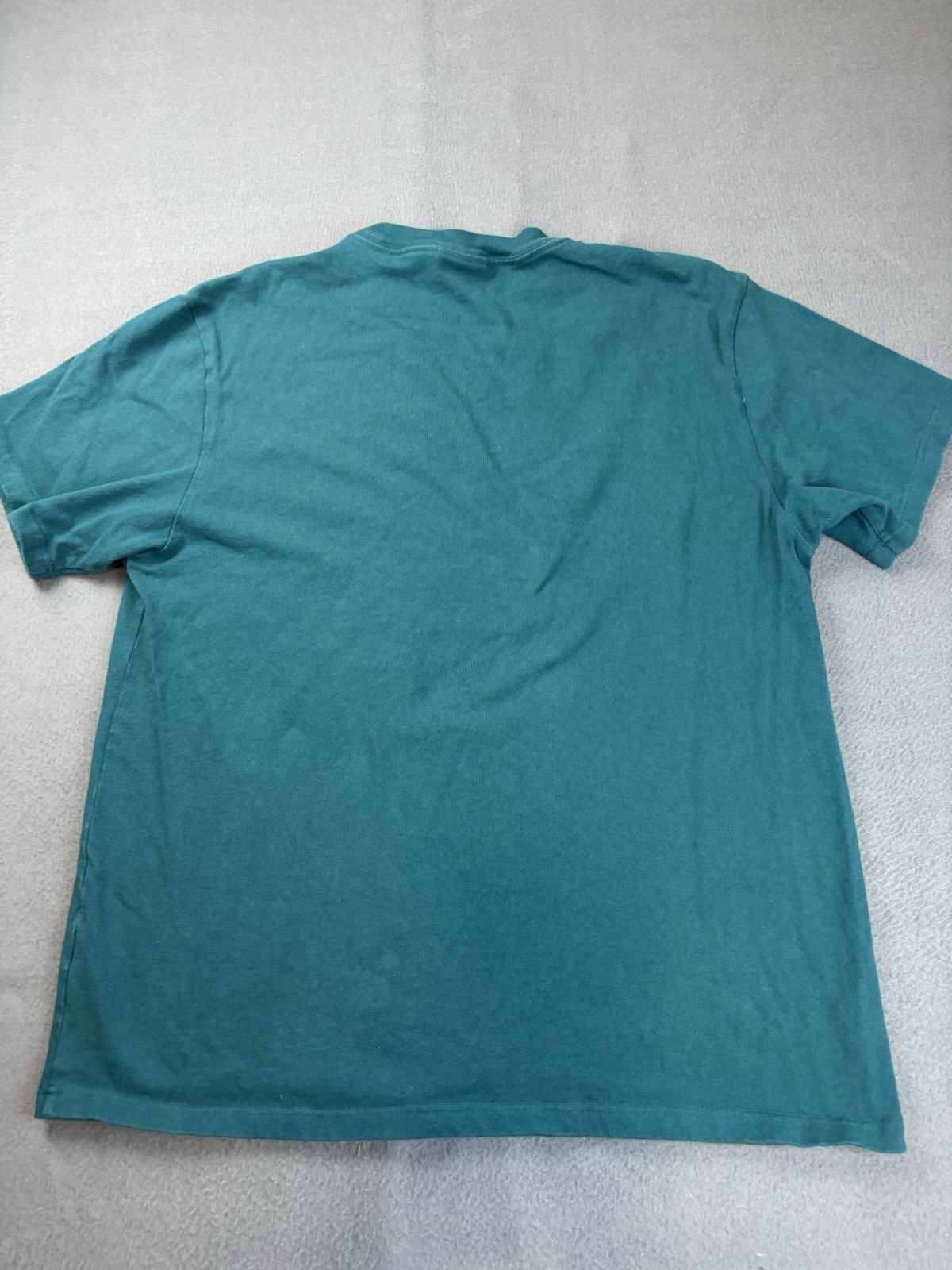 Teddy Fresh Shirt Mens Embroidered Flames Logo Design Size XL