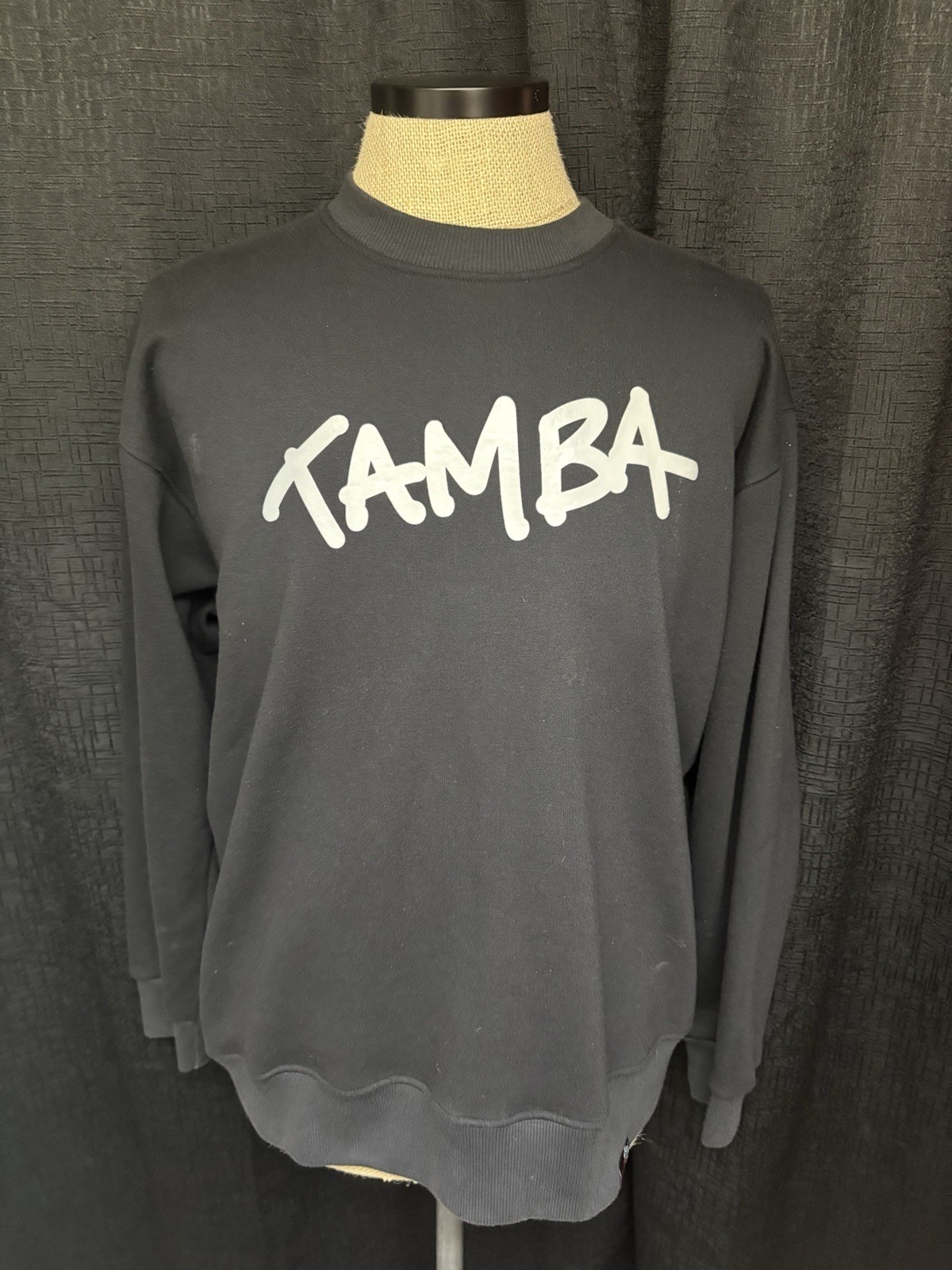Tamba Surf Logo Black Gray Men’s Large Longsleeve Sweatshirt – Hawaii Brands