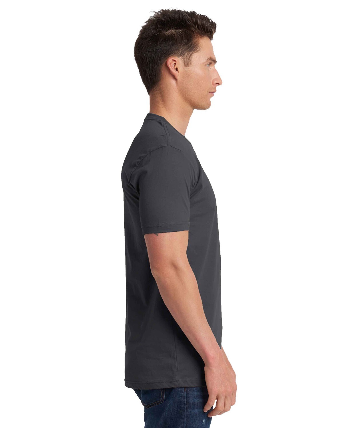Next Level Apparel 3600 XL Heavy Metal Grey Cotton Shirt Unisex Men and Women