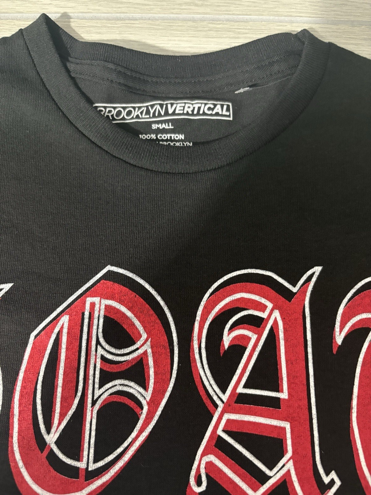 Men’s T Shirt Brooklyn Vertical Size S