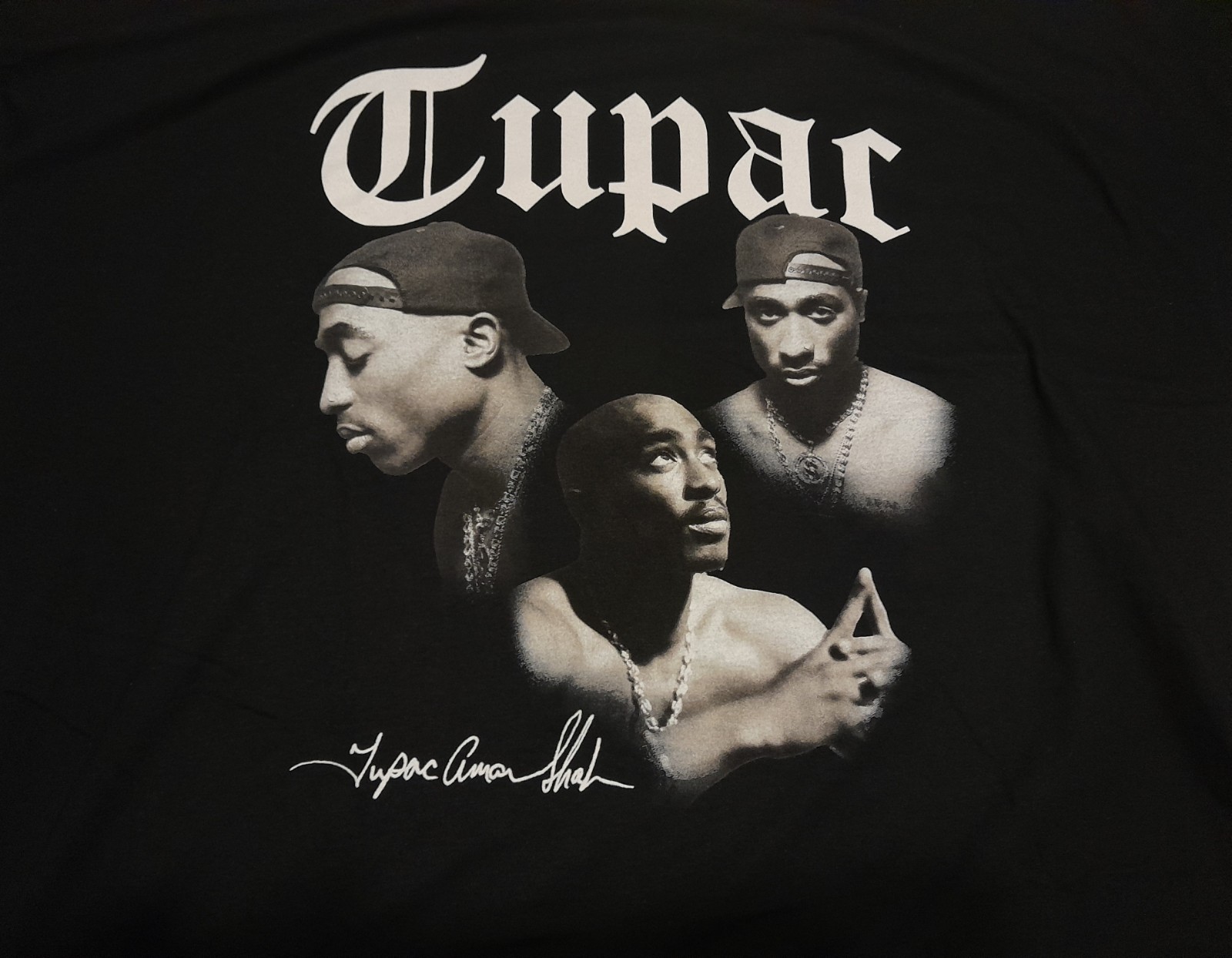 Tupac 2Pac t-shirt – All Eyez On Me – Black – Size 3XL Amaru label Brand New NWT