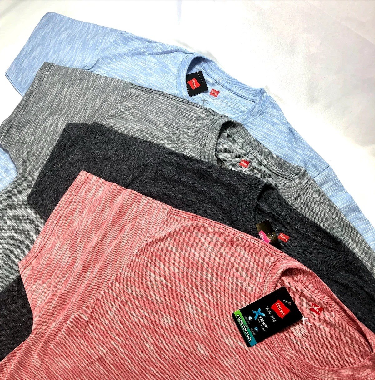 Hanes Ultimate X-Temp T-Shirts 2XL Ever Blue Green Heat New Sealed