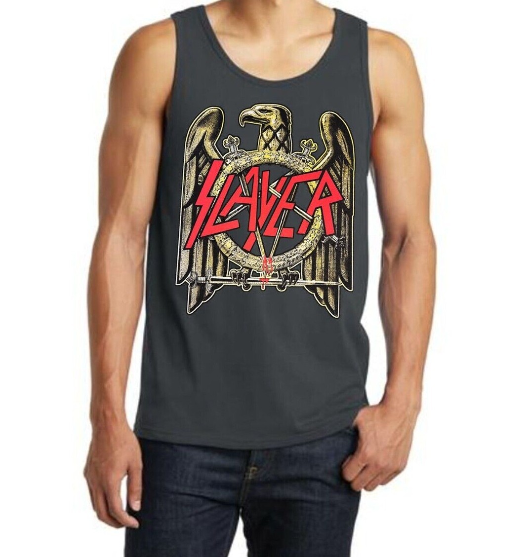 Slayer Eagle Tank Top Men’s Sizes (Multiple Variations)