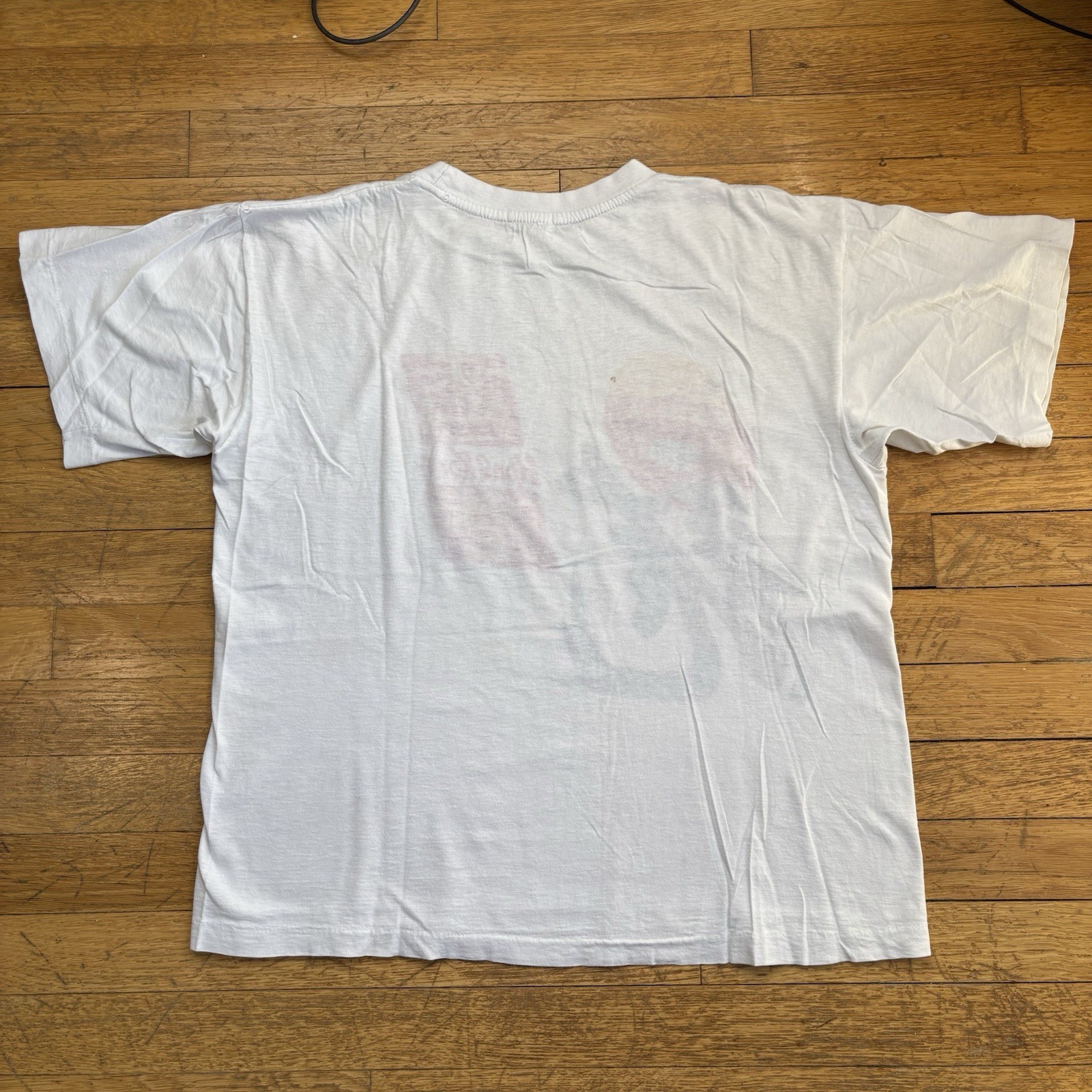 Vintage 80s Hong Kong Shirt China Tourist Single Stitch White Size Small