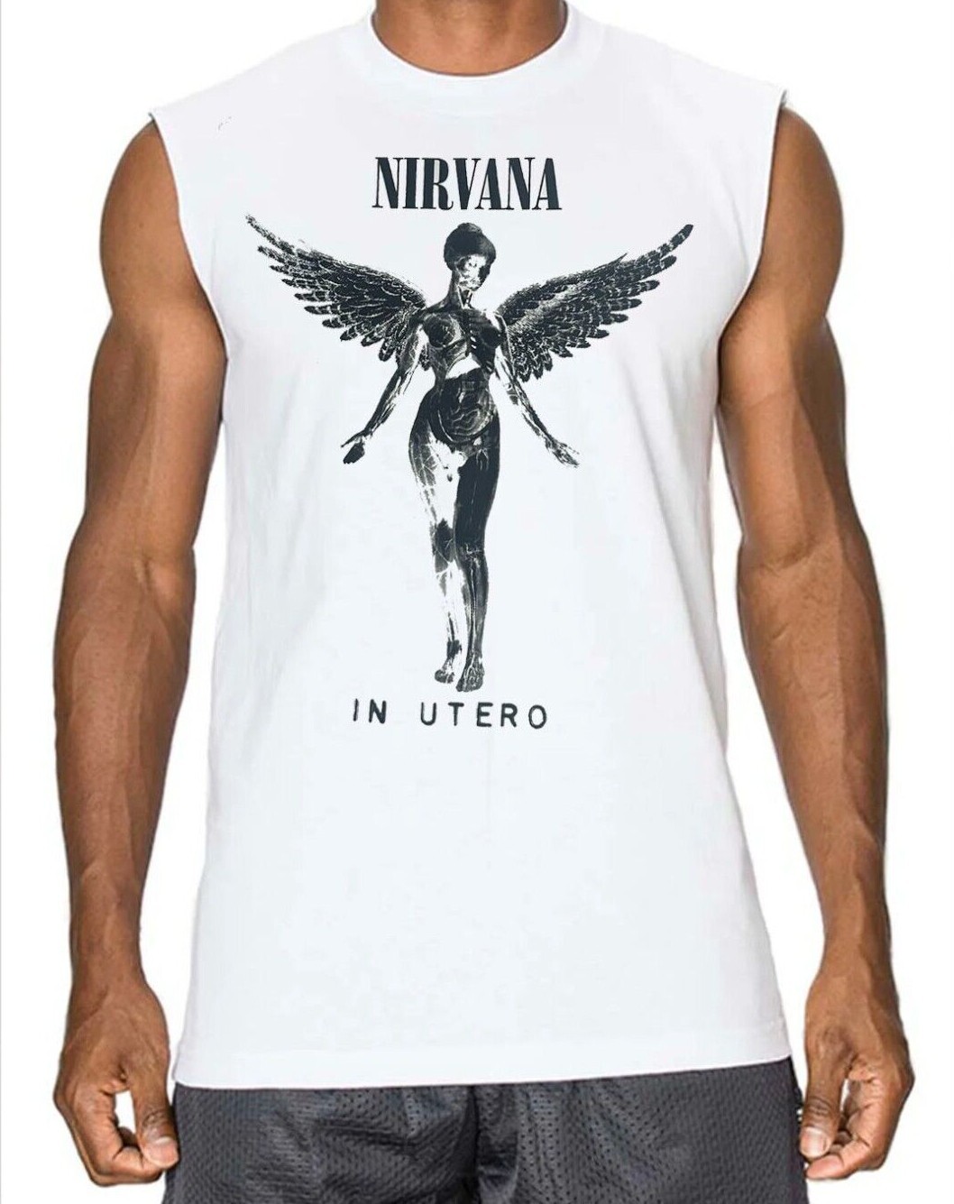 Nirvana In Utero Rock Band Muscle Shirt (Multiple Variations)