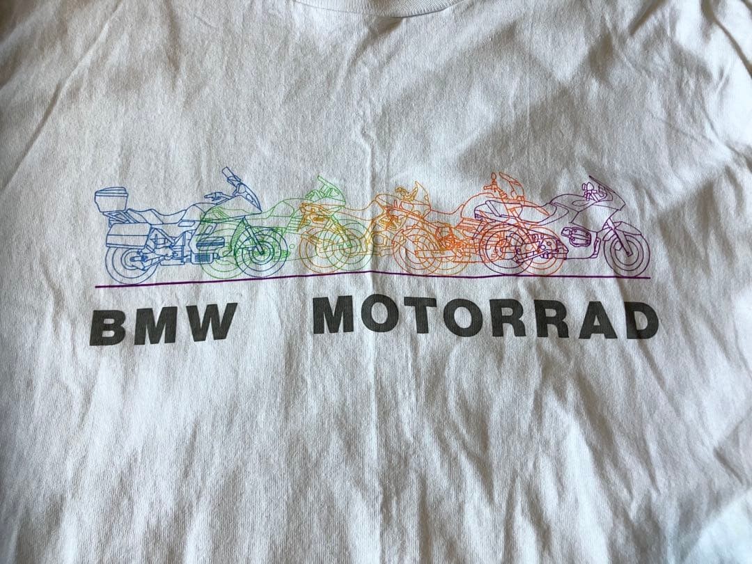 BMW Motorrad Vintage Motorcycle T-Shirt White 90s 20s Free Size