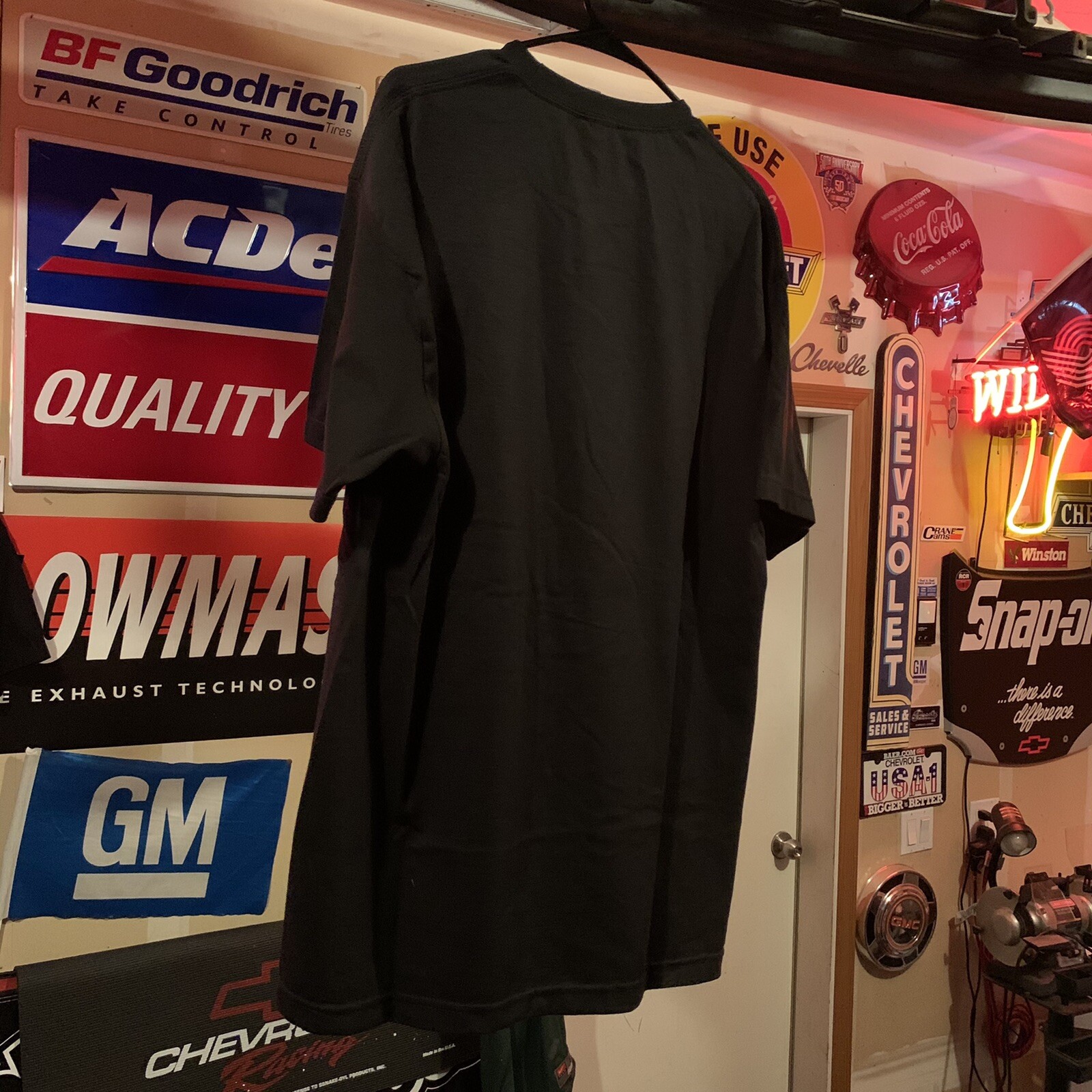 GENUINE CHEVY Silverado 454 SS Black LOGO STYLE T-Shirt OBS V8 Chevrolet C/K 350